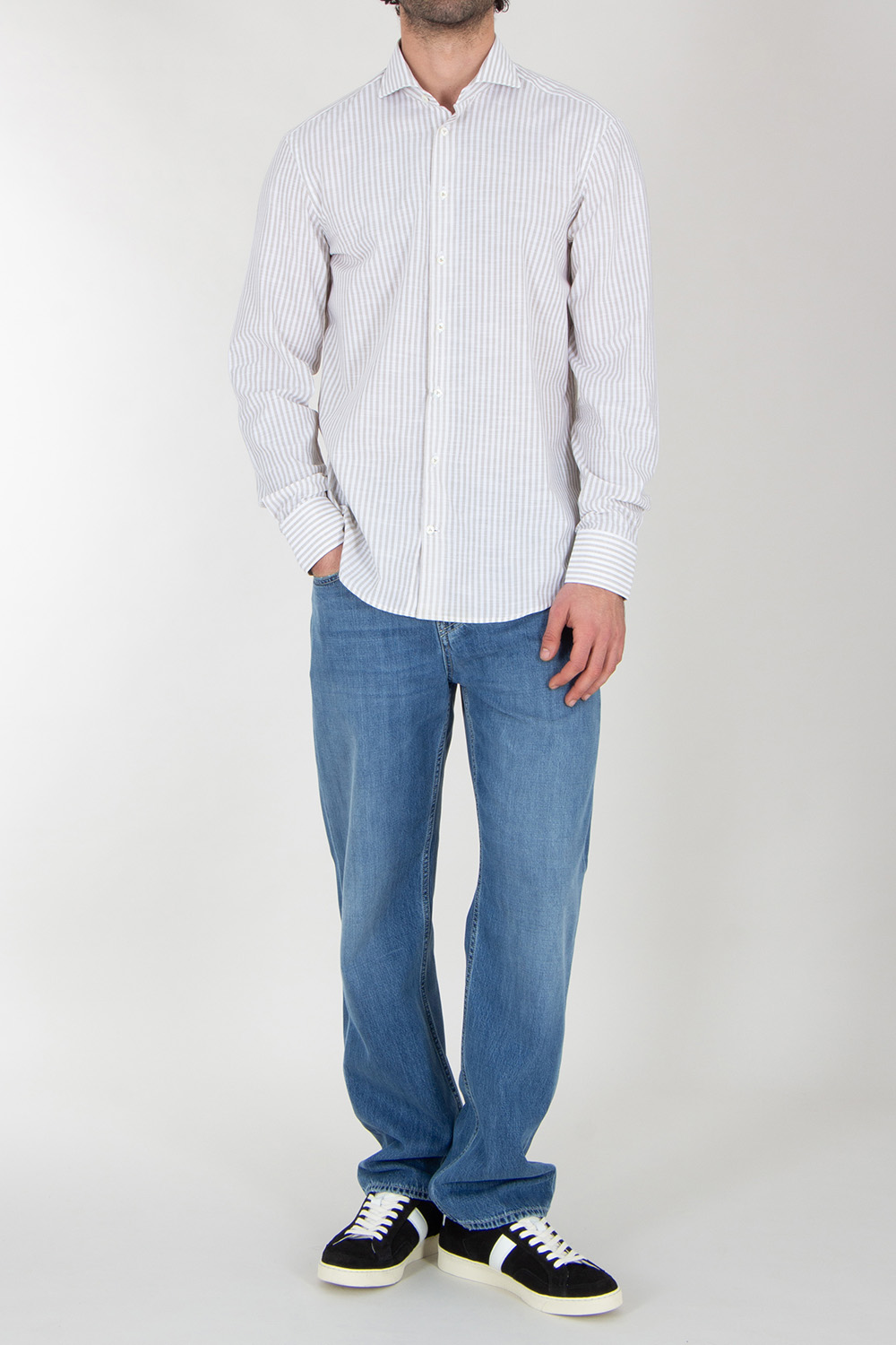 VAN LAACK Striped Cotton Shirt Reso