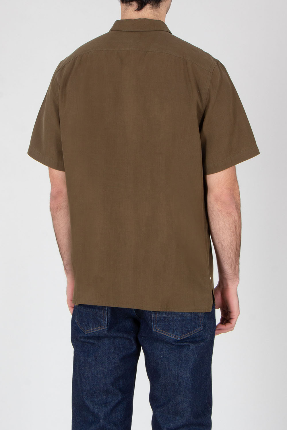 PAUL SMITH Casual Fit Lyocell-Cotton Slub Short-Sleeve Shirt