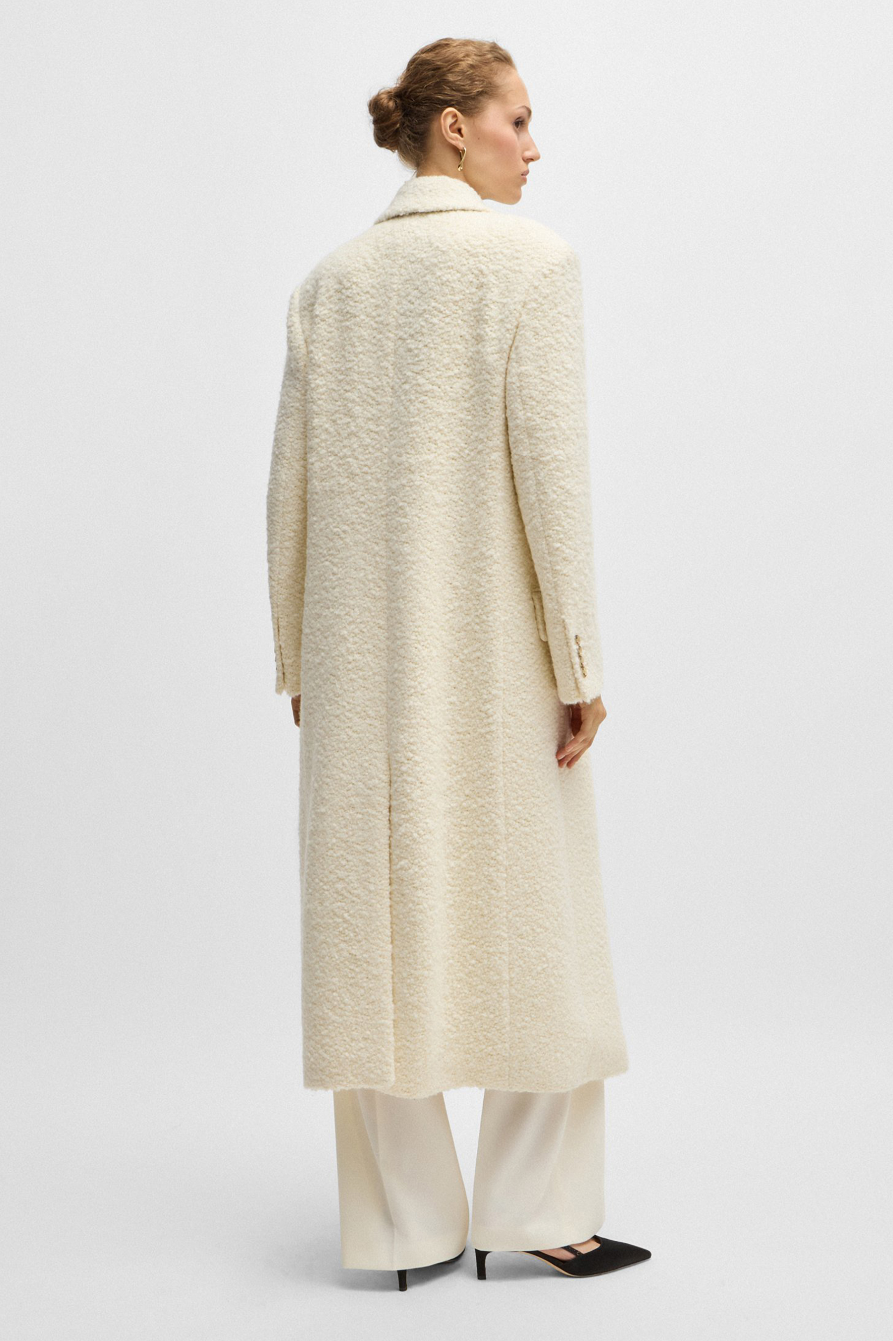 BOSS Bouclé Tweed Coat Cadensi BOSS Bouclé Tweed Coat Cadensi