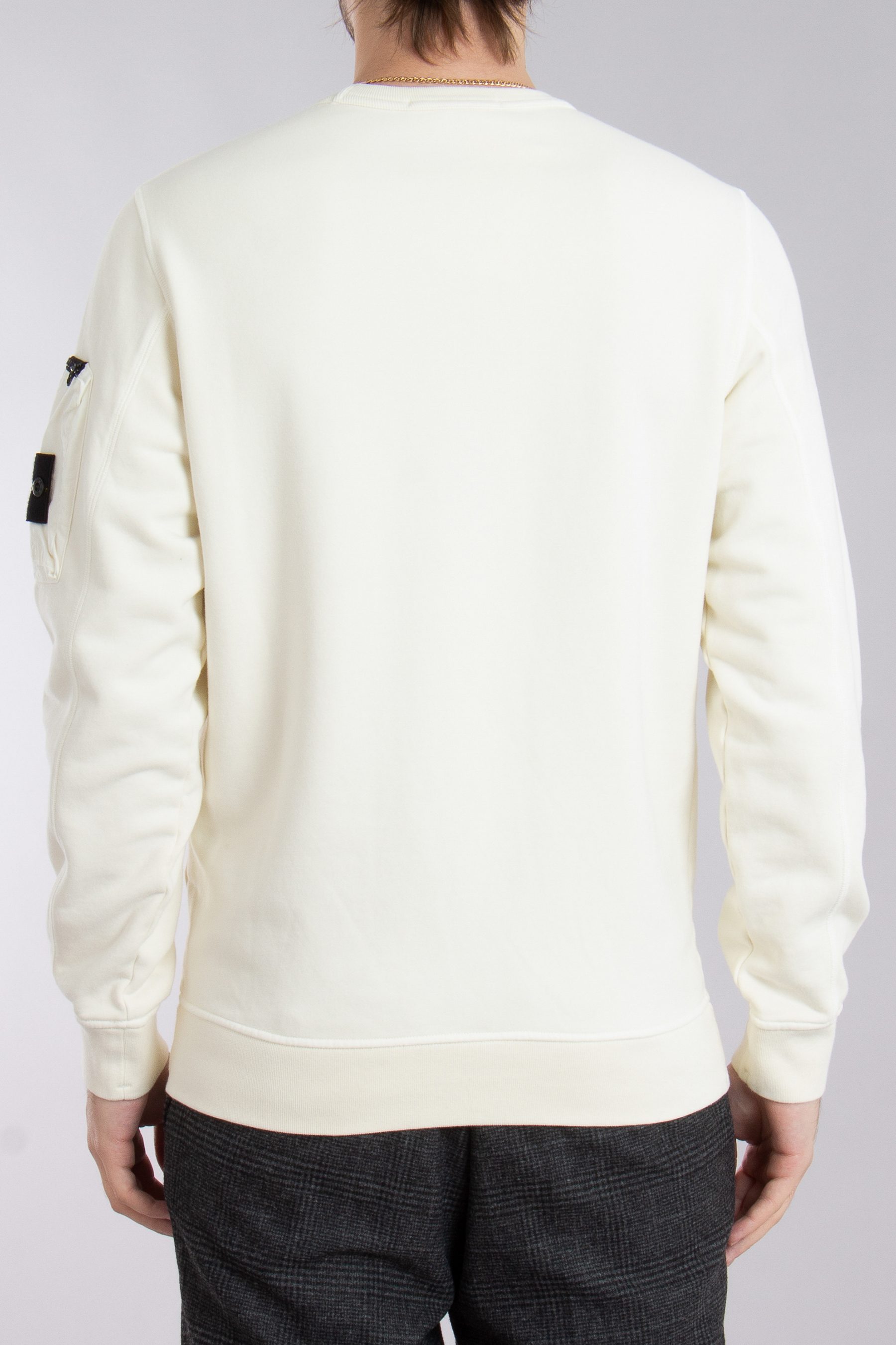 STONE ISLAND Garment-Dyed Organic Cotton Fleece Sweatshirt STONE ISLAND Garment-Dyed Organic Cotton Fleece Sweatshirt