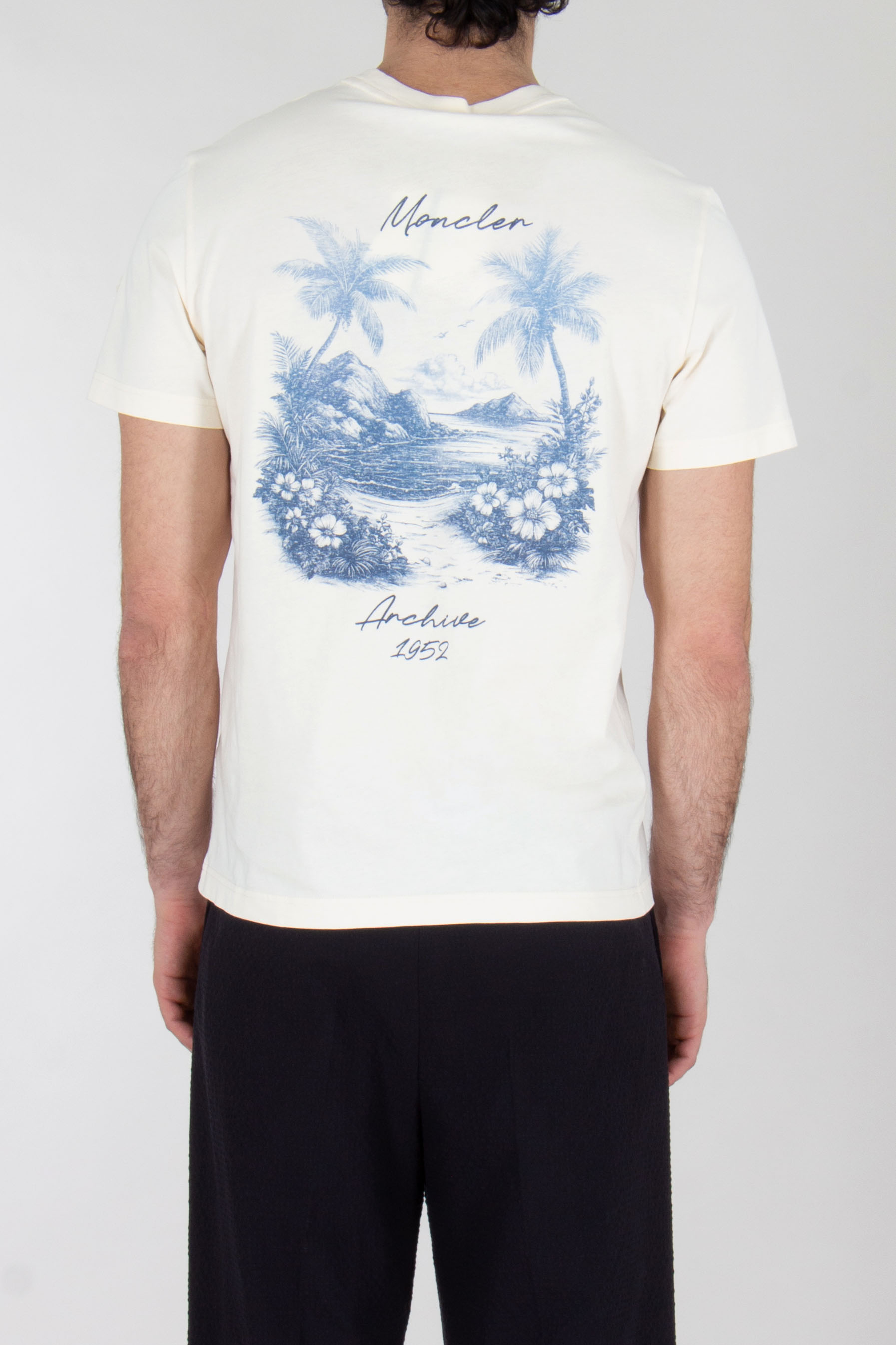 MONCLER Regular Fit Printed T- Shirt