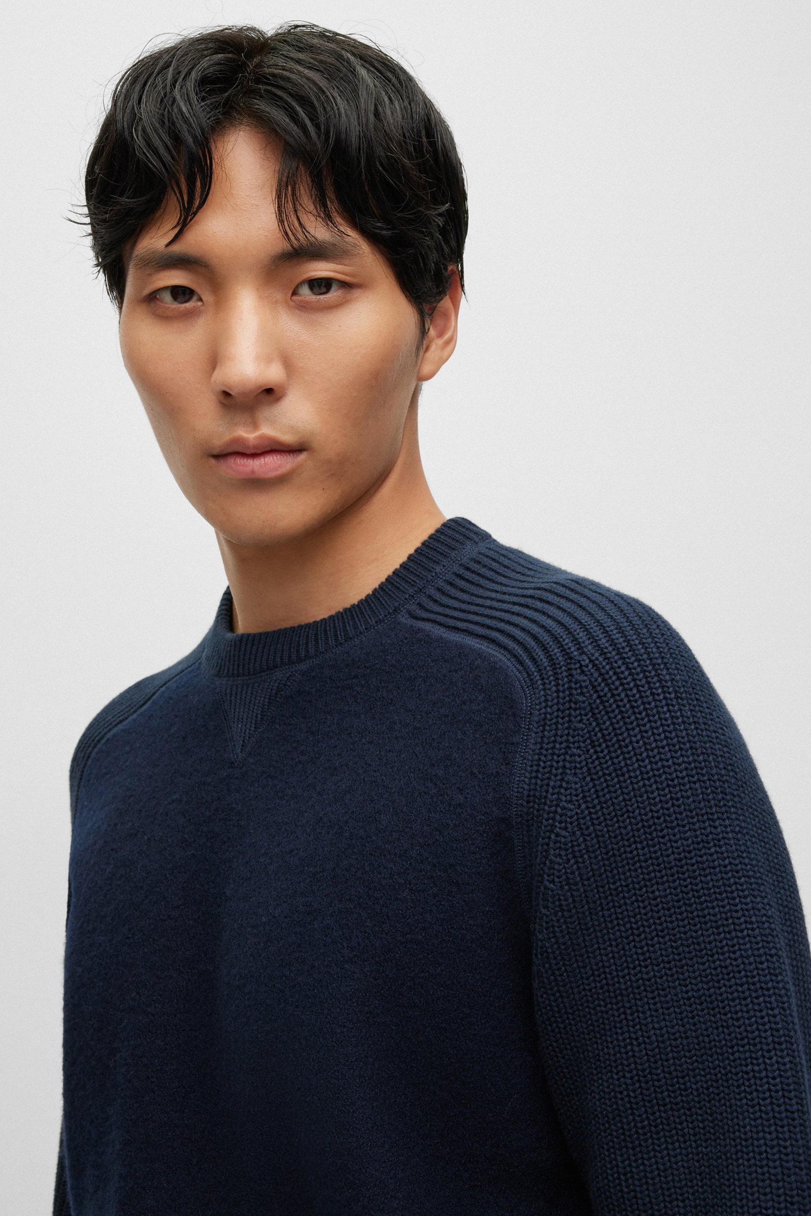 BOSS Cotton & Virgin Wool Sweater Matero