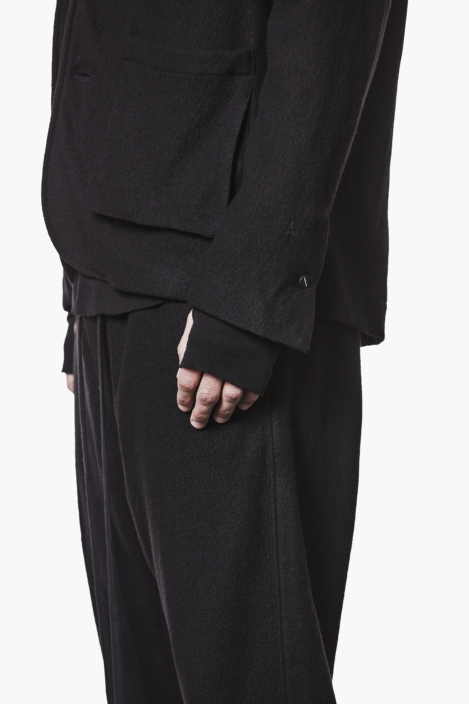 THOM KROM Regular Fit Comfort Wool Jacket Langarm, Mantel, Formelle Kleidung, Anzug, Hosen