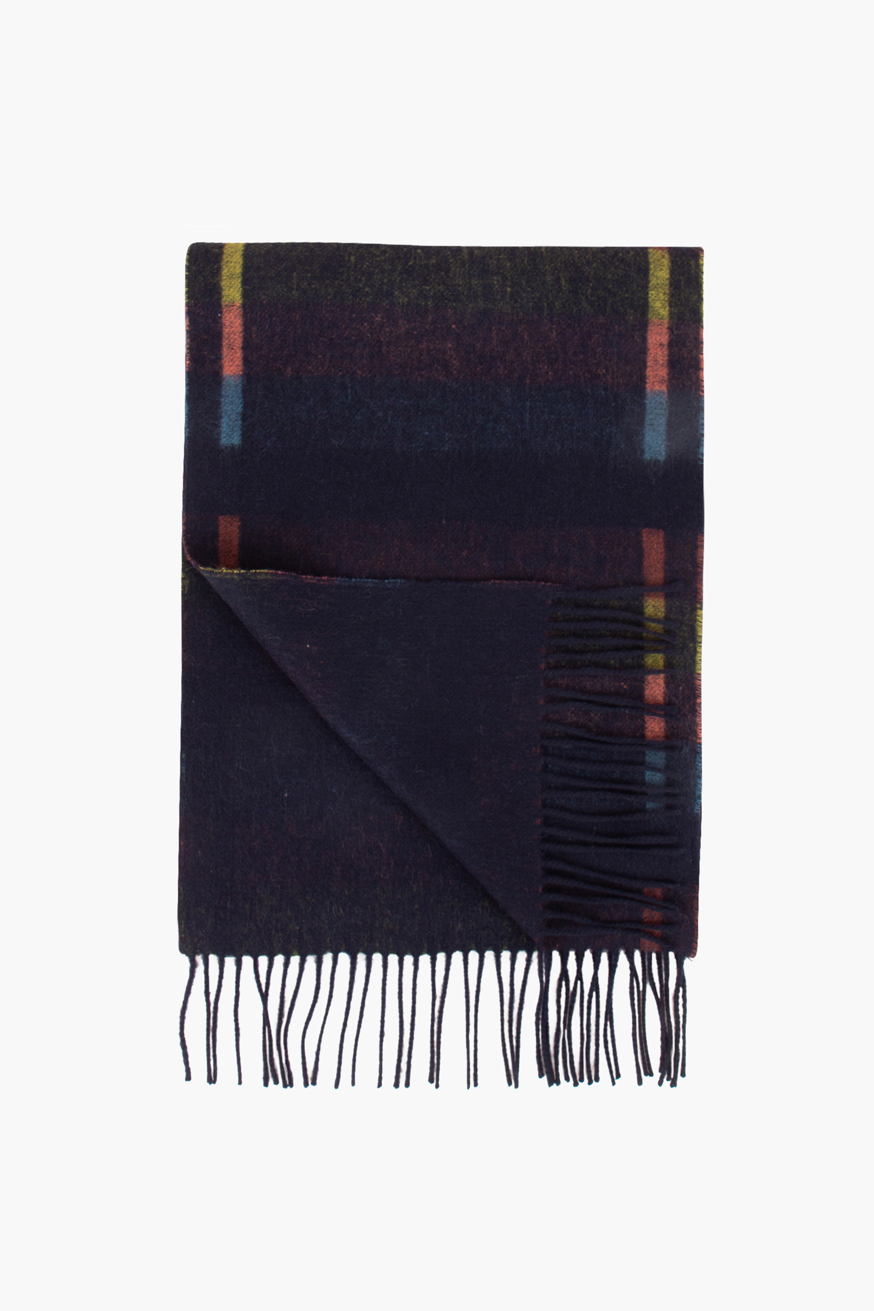 PAUL SMITH 'Artist Stripe' Tracks Lambswool Scarf