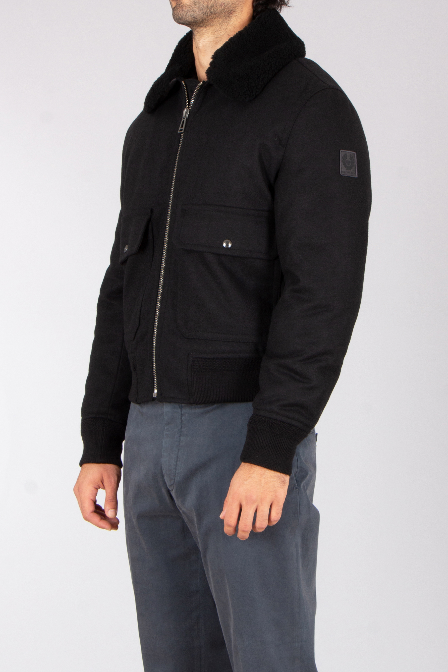BELSTAFF Casual Fit Wool Blend Jacket Welder Mantel, Jacke, Kapuzenpulli, Fleece, Hosen