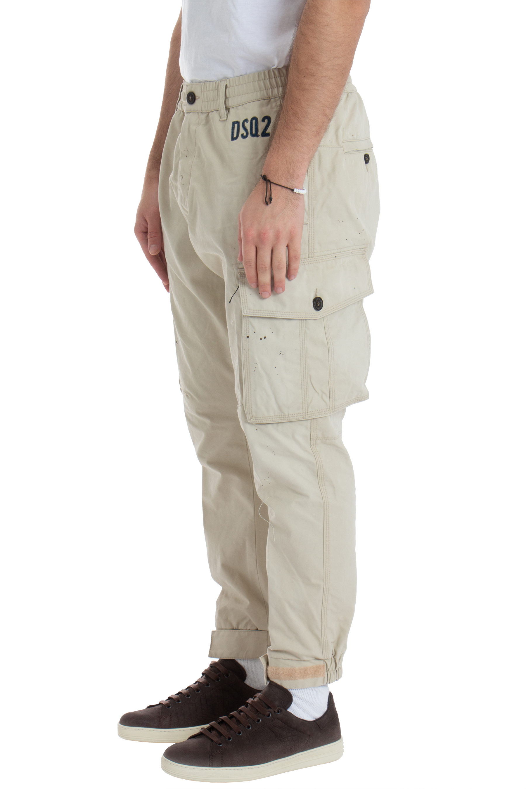 DSQUARED2 Cotton Stamps Cyprus Cargo Pants DSQUARED2 Cotton Stamps Cyprus Cargo Pants
