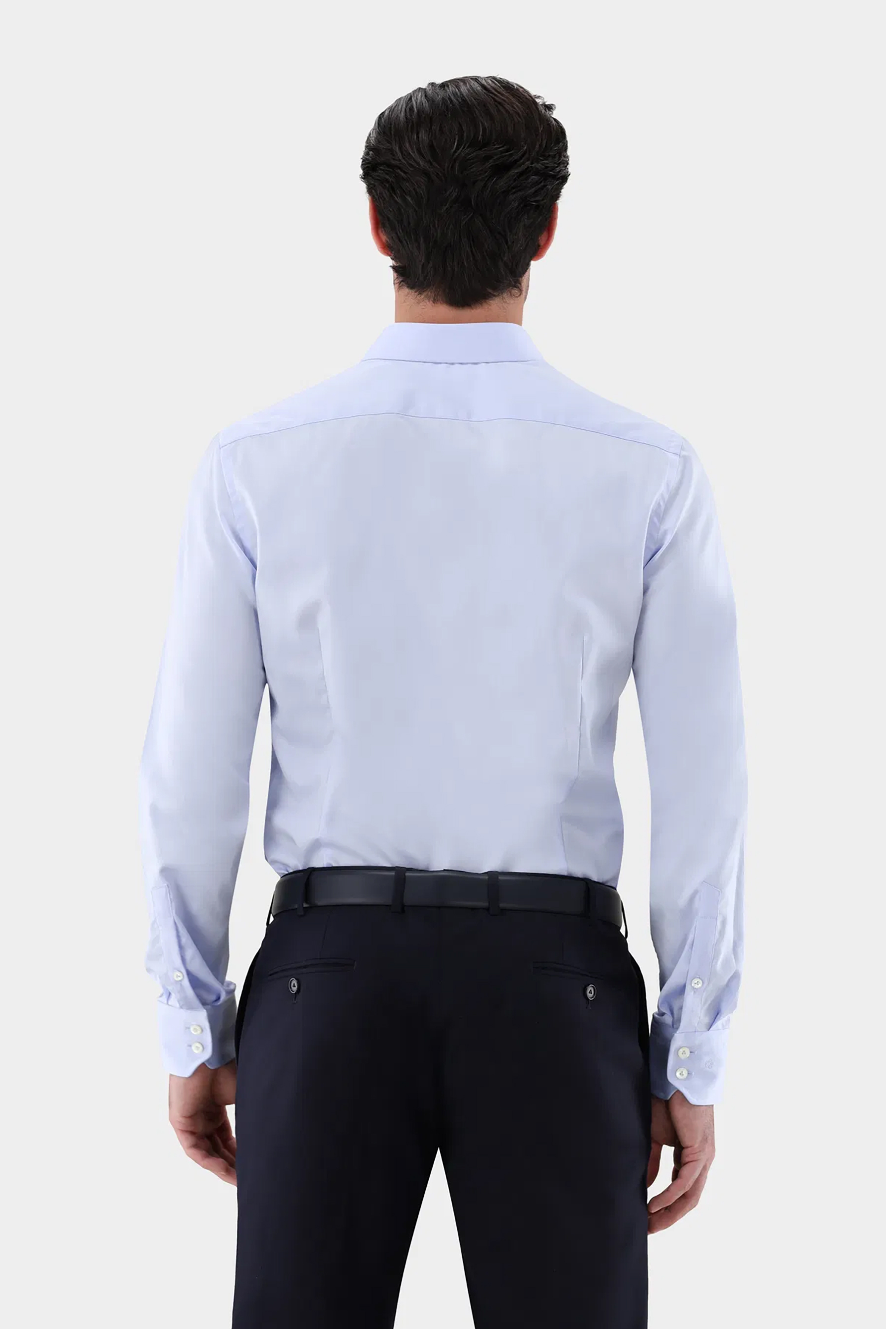 VAN LAACK Slim Fit Cotton Twill Business Shirt Ret-SFN Hemd, Langarm, Ärmel, Kleid, Hemd, Person