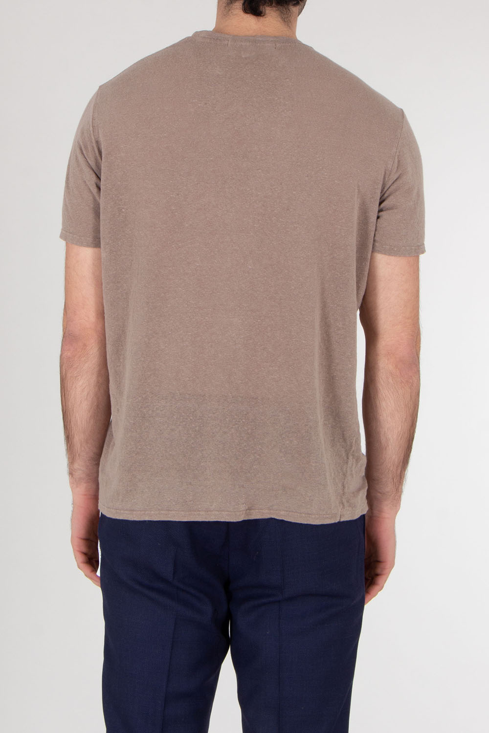 BOWERY NYC Regular Fit Linen Jersey T-Shirt Essential