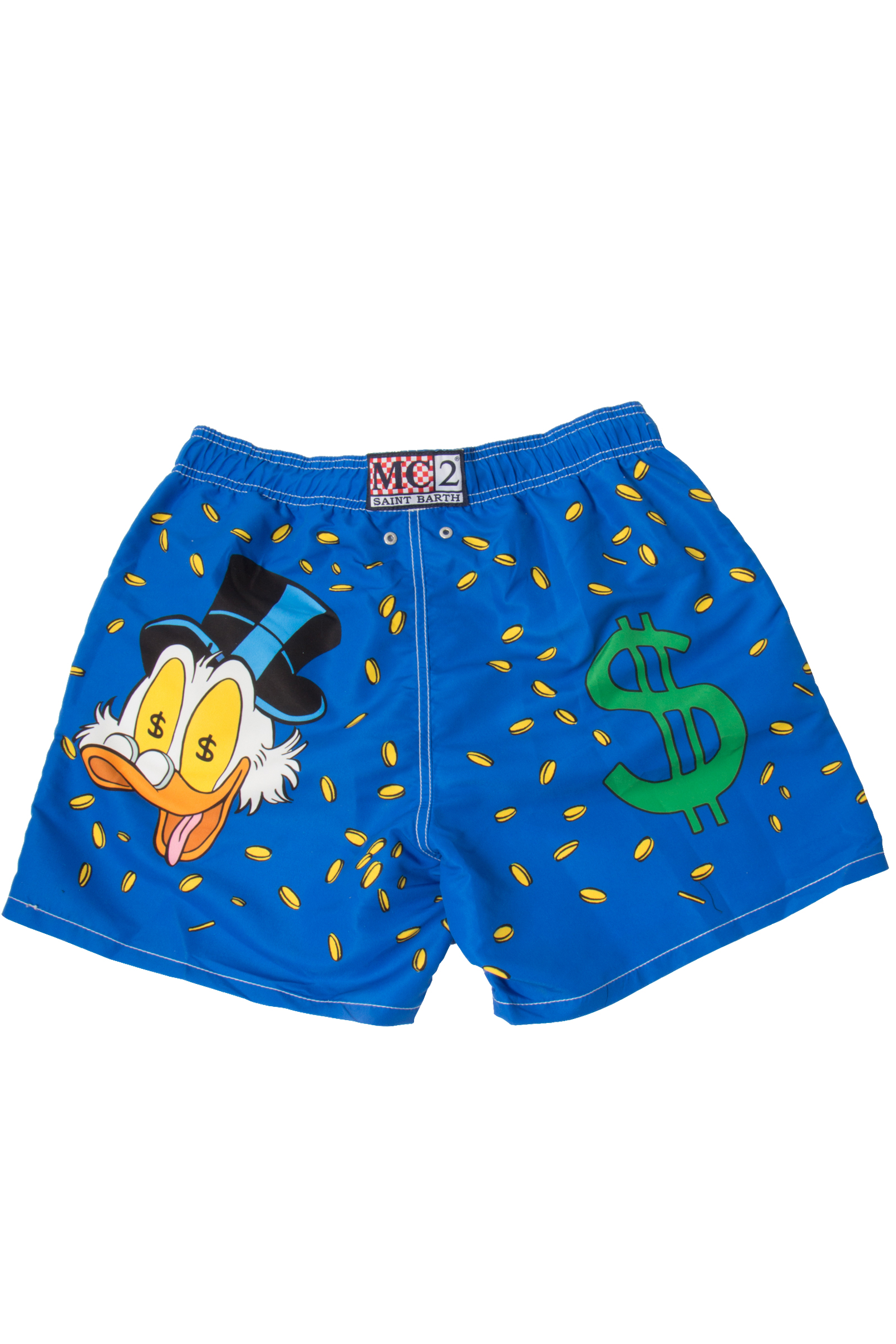 MC 2 SAINT BARTH Scrooge McDuck Print Polyester Swim Shorts Gustavia MC 2 SAINT BARTH Scrooge McDuck Print Polyester Swim Shorts Gustavia