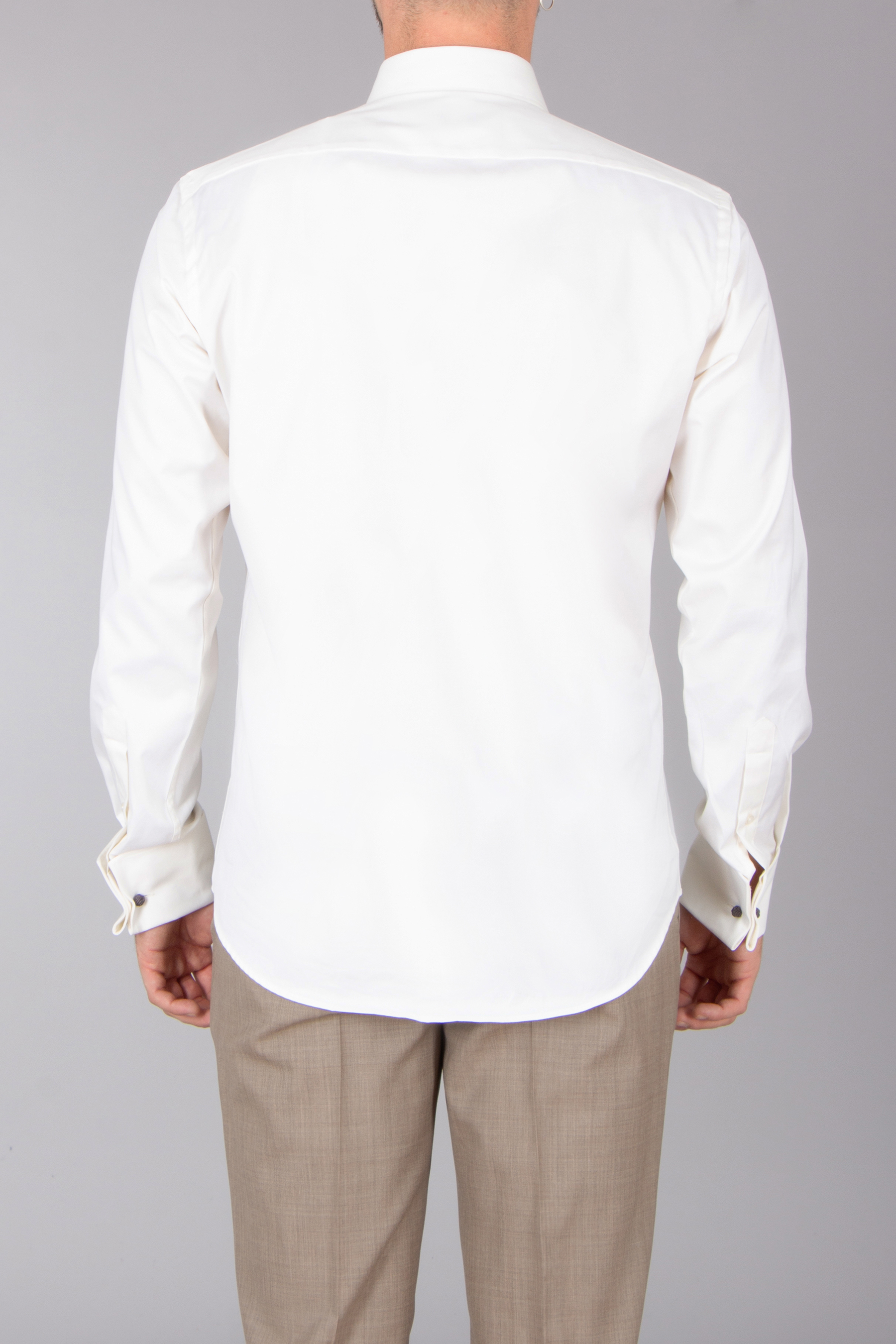 BOSS Regular Fit Cotton Stretch Twill Tuxedo Shirt H-Joe Bekleidung, Hemd, Langarm, Ärmel, Kleid, Hemd