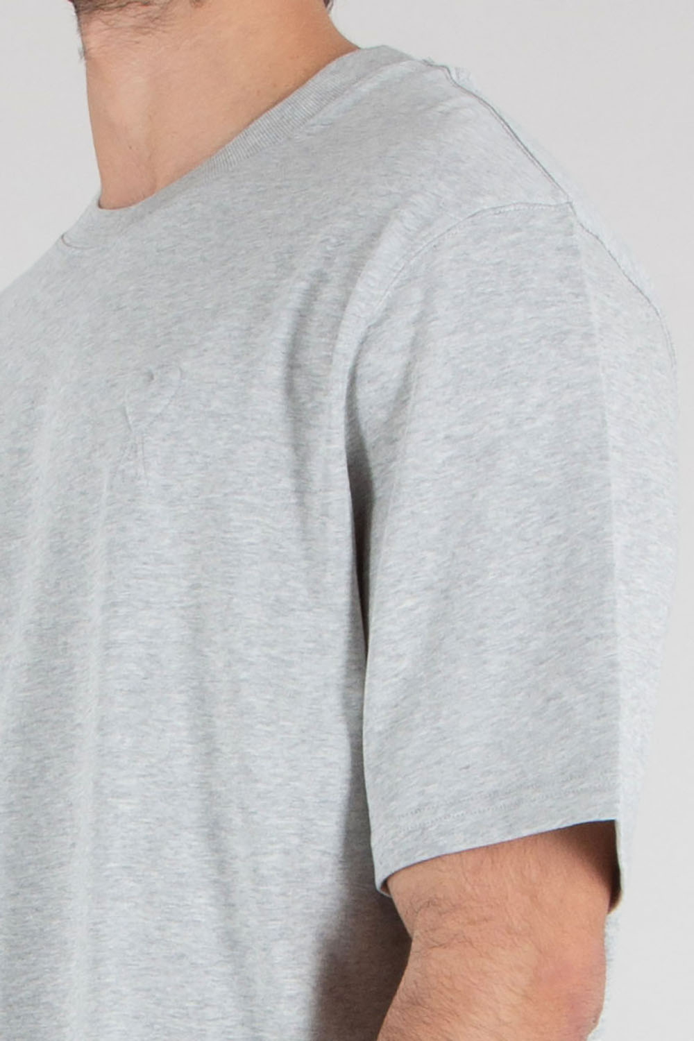 AMI PARIS Boxy Fit Ami De Coeur Cotton Jersey T-Shirt