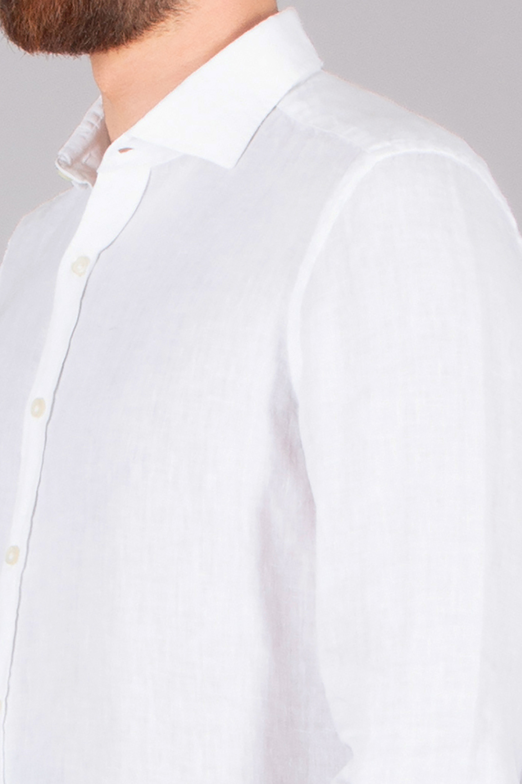 SONRISA Regular Fit Linen Shirt Hemd, Dekoration für Zuhause, Leinen, Kleid, Hemd, Langarm