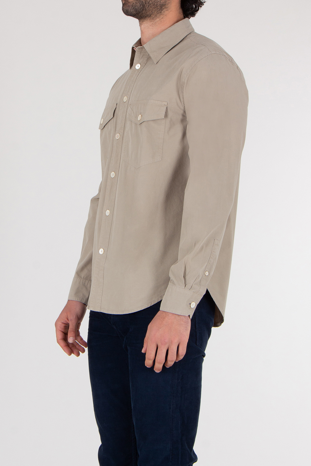 PAUL SMITH Regular Fit Organic Cotton Poplin Shirt