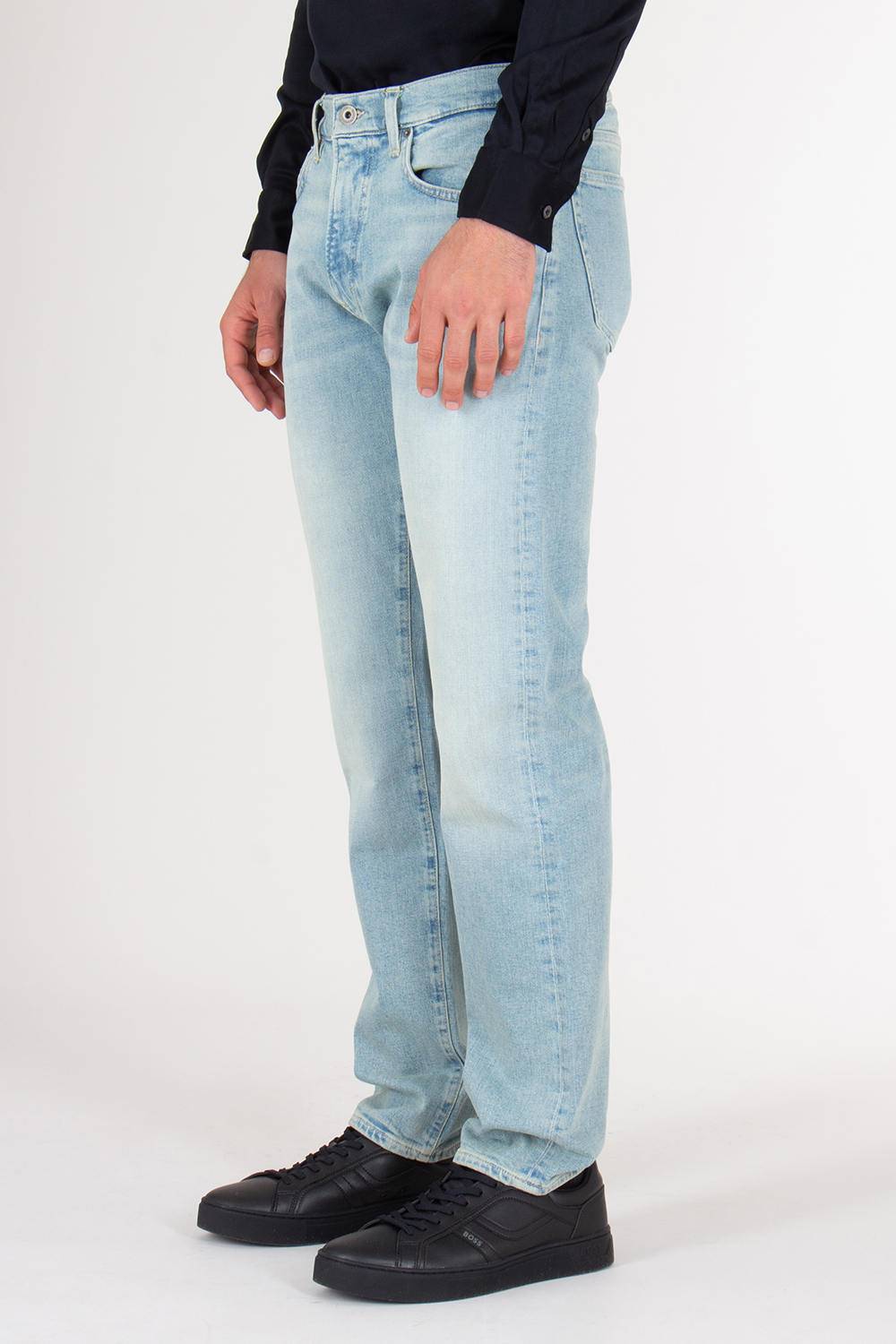 BOSS X BECKHAM Straight Leg Denim Jeans