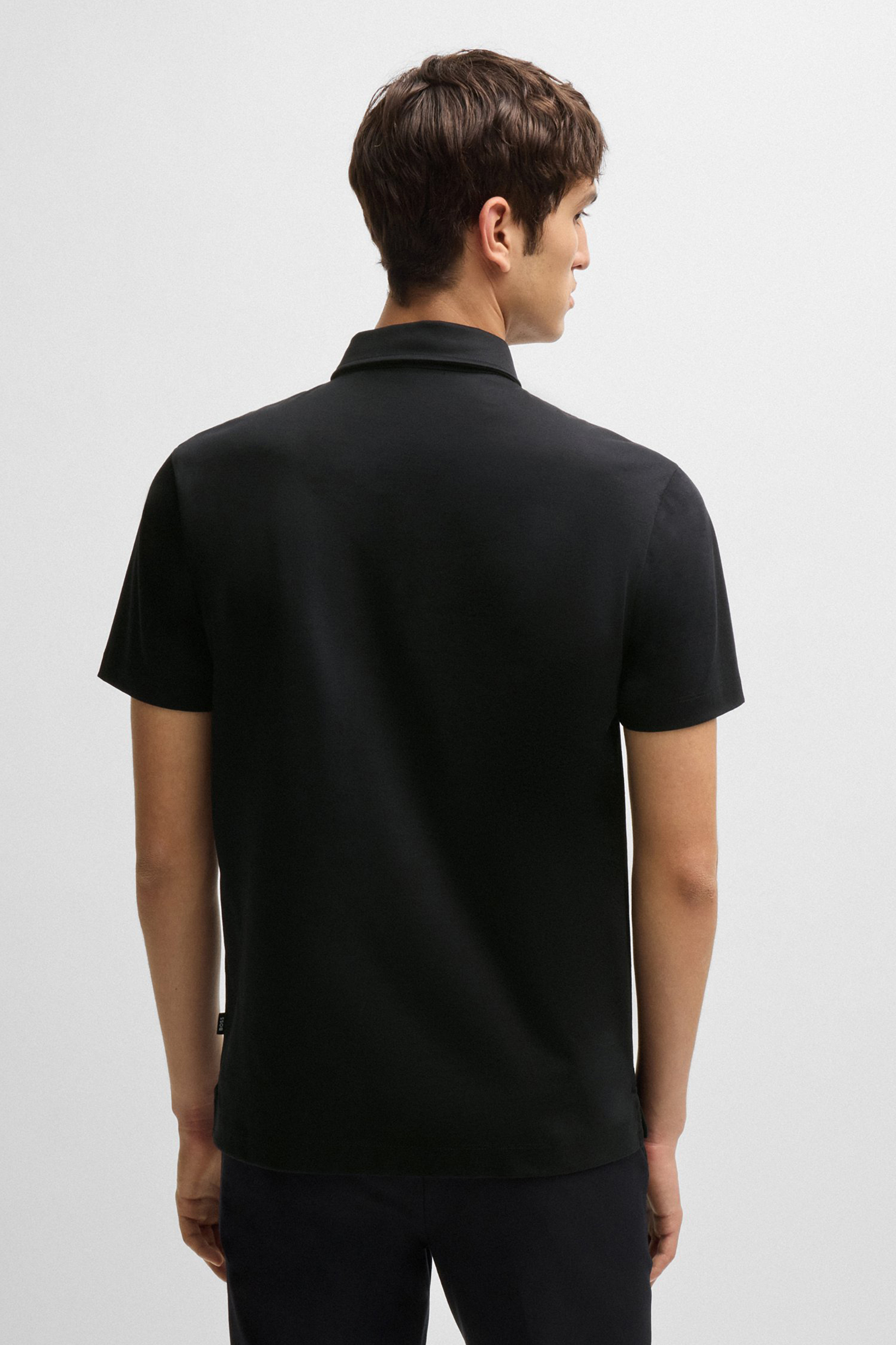 BOSS Slim Fit Interlock-Cotton Polo Shirt Palosh