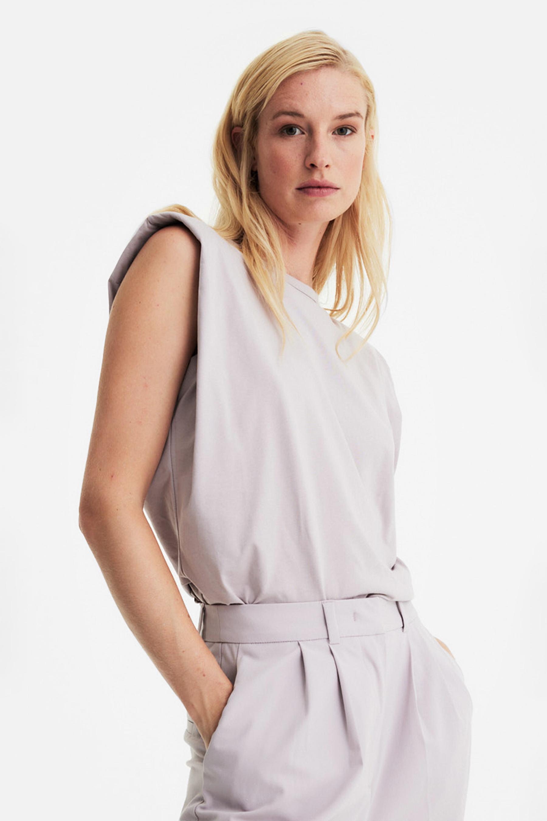 IHEART Sleeveless Cotton T-Shirt Mattea