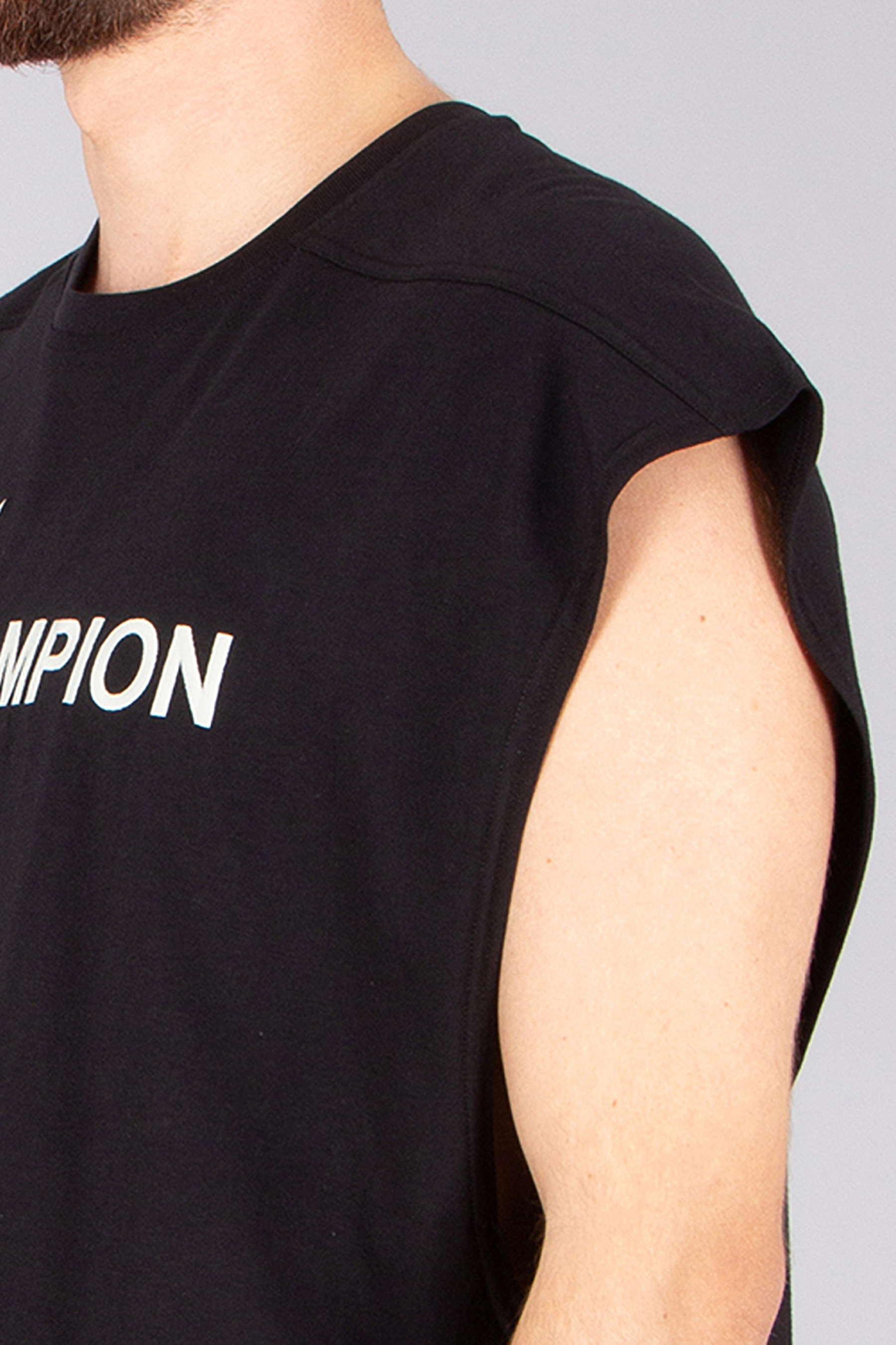 RICK OWENS DRKSHDW X Champion Oversized Embroidered Organic Cotton Jersey Micro Tatlin T T-Shirt RICK OWENS DRKSHDW X Champion Oversized Embroidered Organic Cotton Jersey Micro Tatlin T T-Shirt