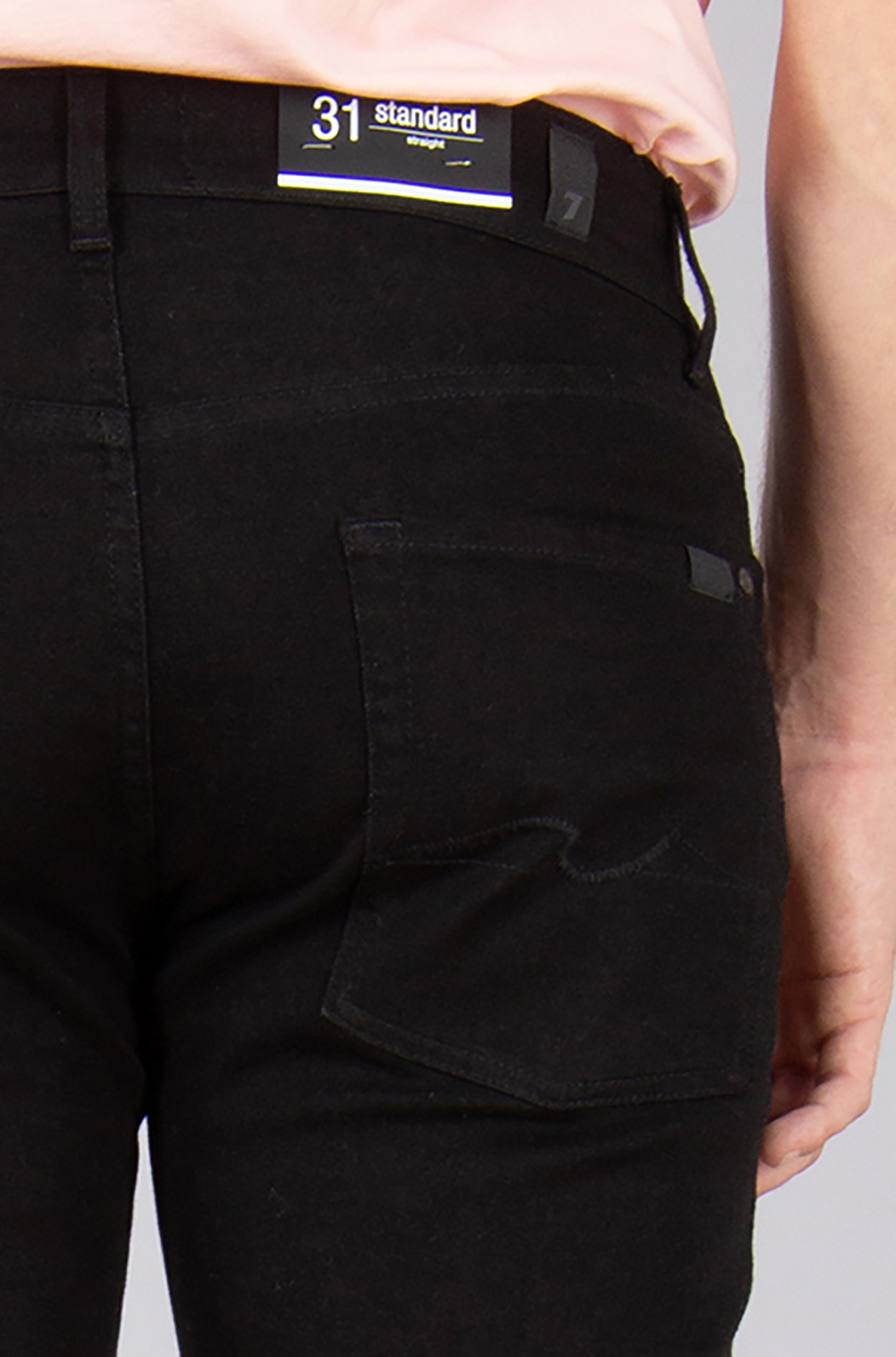 7 FOR ALL MANKIND Straight Fit Luxe Performance Denim Jeans Standard Hosen, Jeans, Zubehör, Gürtel, Kurze Hose