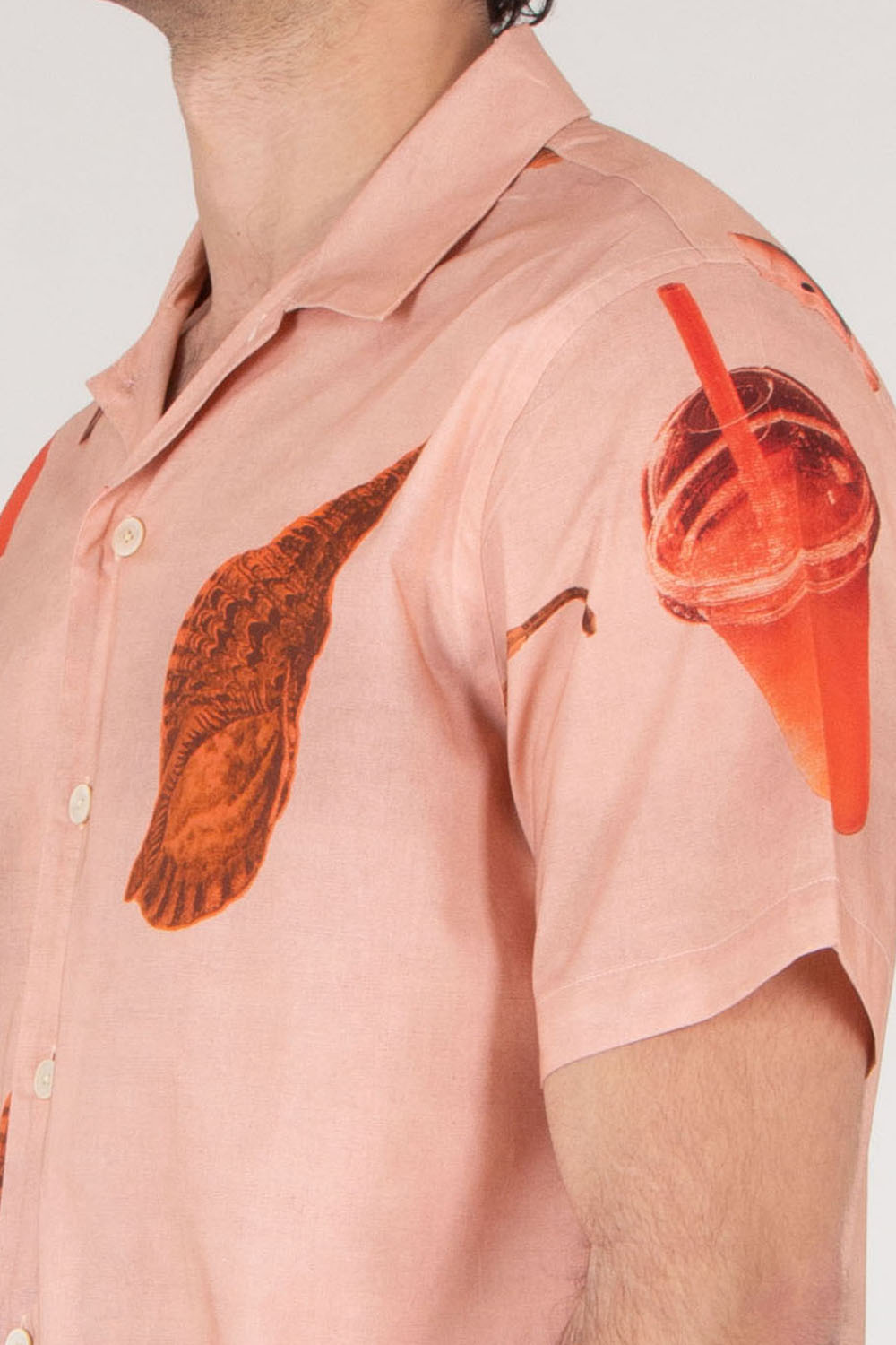 PAUL SMITH Relaxed Fit Organic Cotton Short Sleeve Shirt  