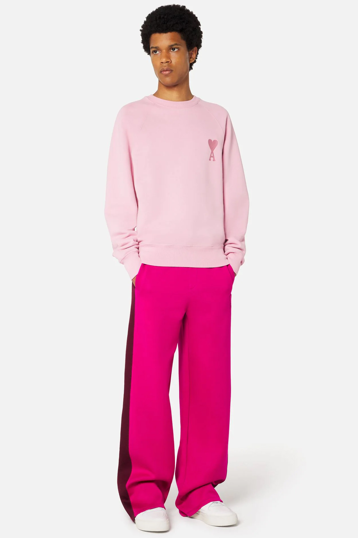 AMI PARIS Ami De Coeur Logo Track Pants AMI PARIS Ami De Coeur Logo Track Pants