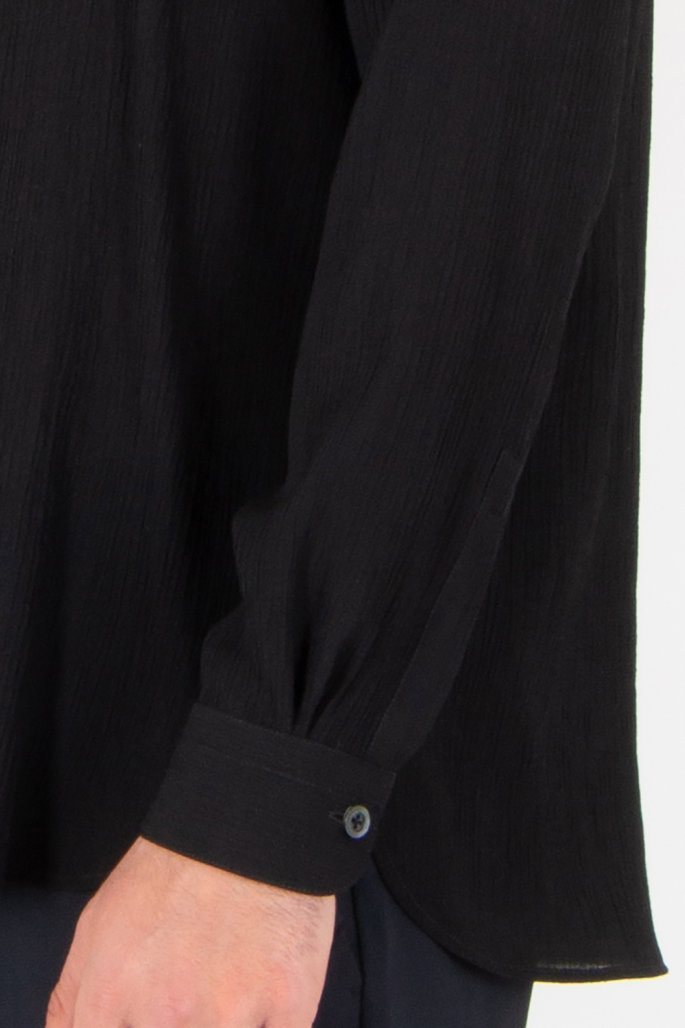 EMPORIO ARMANI Asymmetric Front Crêpe Shirt