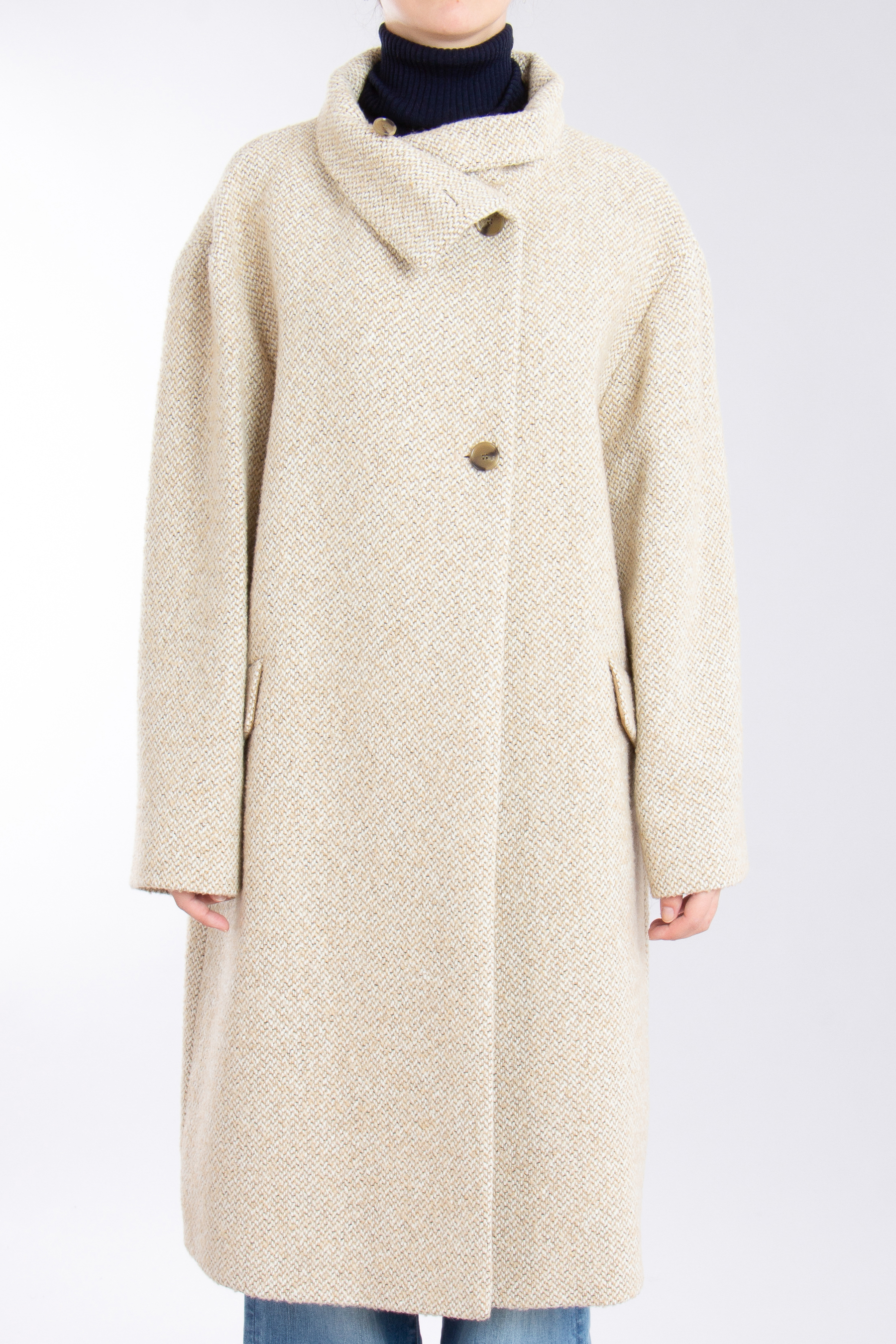 BOSS Melange Wool Blend Coat Coppedea BOSS Melange Wool Blend Coat Coppedea