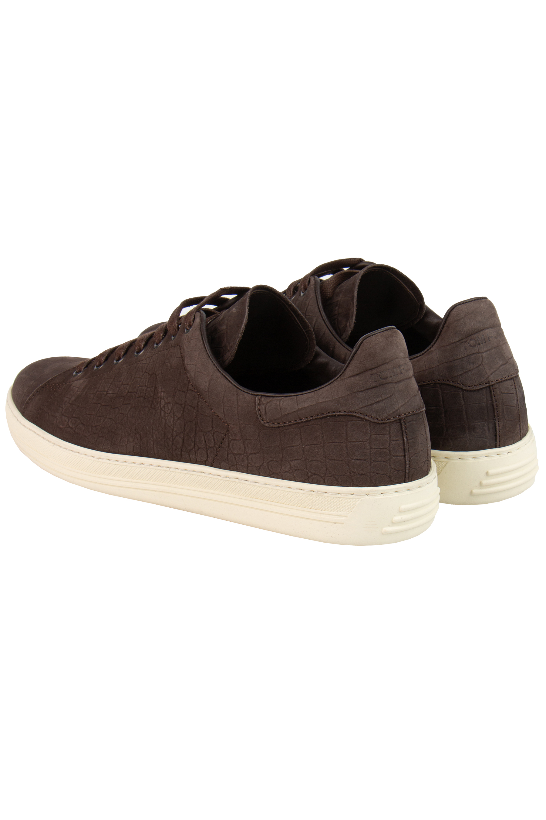 TOM FORD Stamped Croc Nubuck Sneakers Warwick 