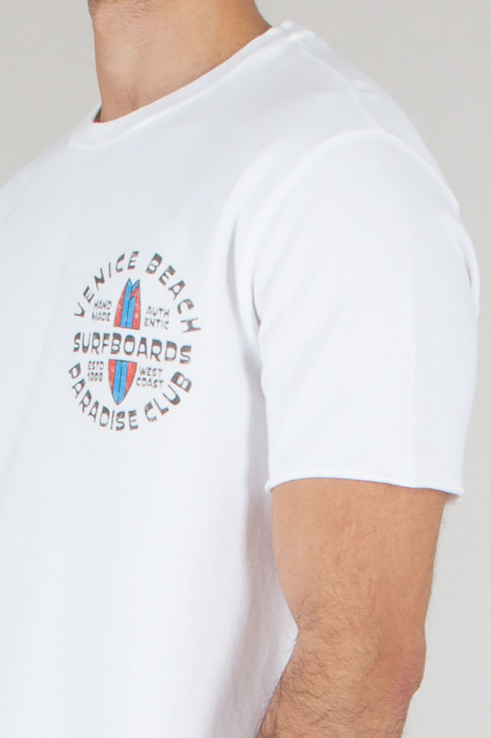 BOWERY NYC Regular Fit Graphic Print Cotton Jersey T-Shirt