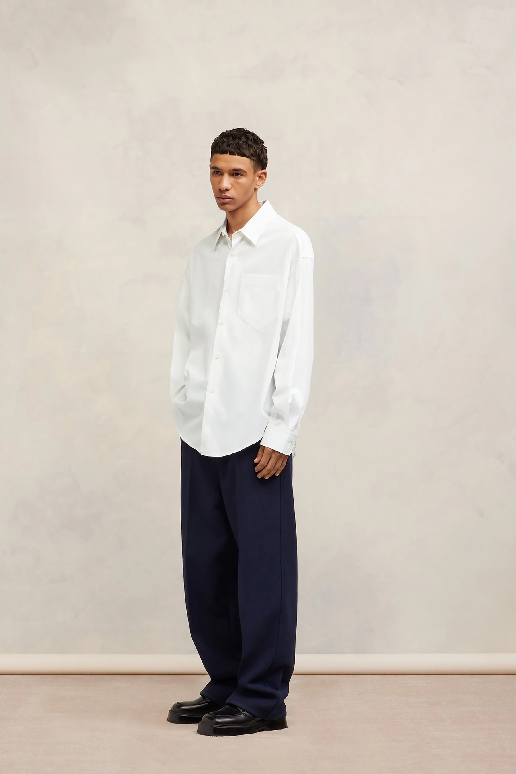 AMI PARIS Cotton Poplin Shirt AMI PARIS Cotton Poplin Shirt