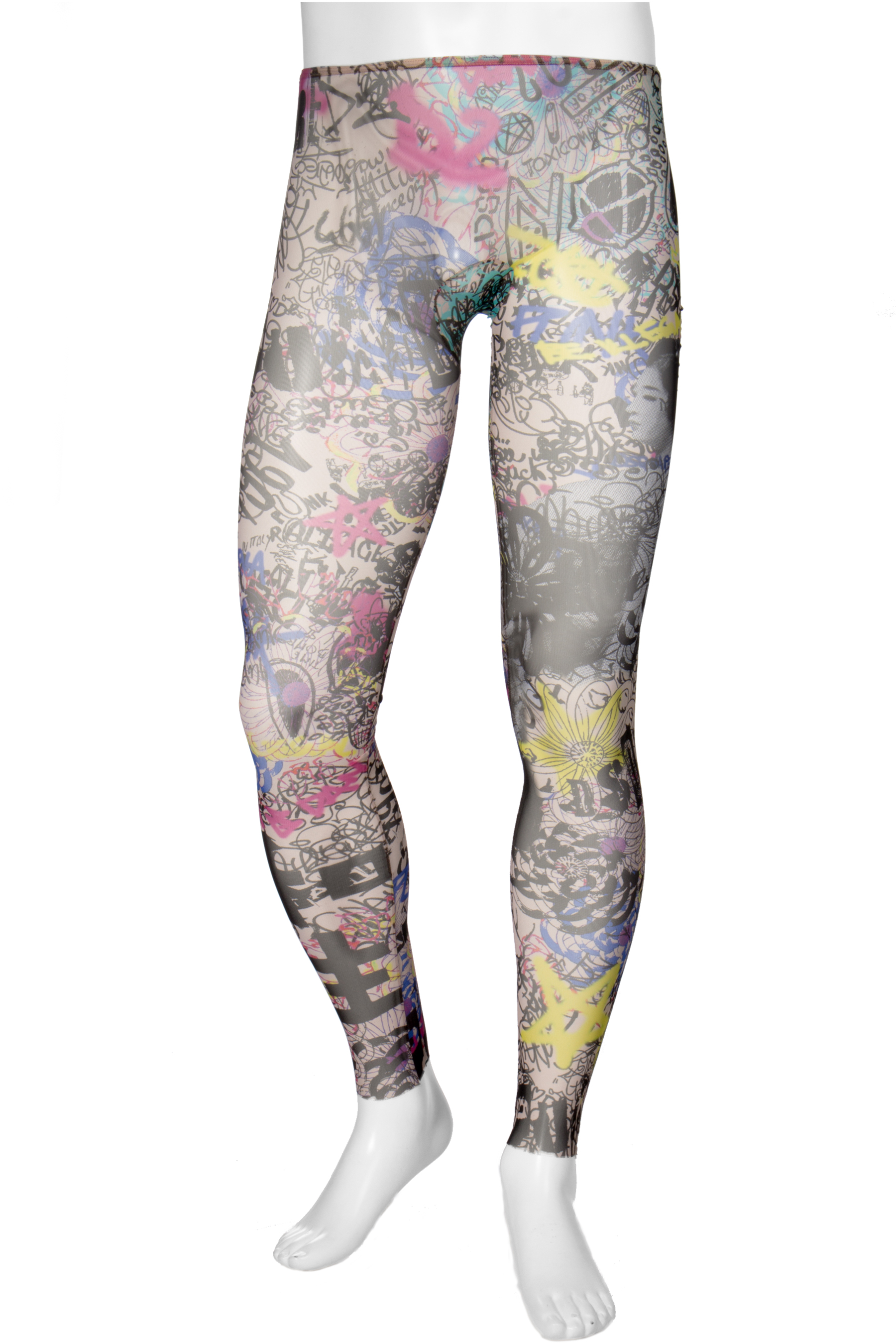 DSQUARED2  Multicolor Manga Tattoo Leggins