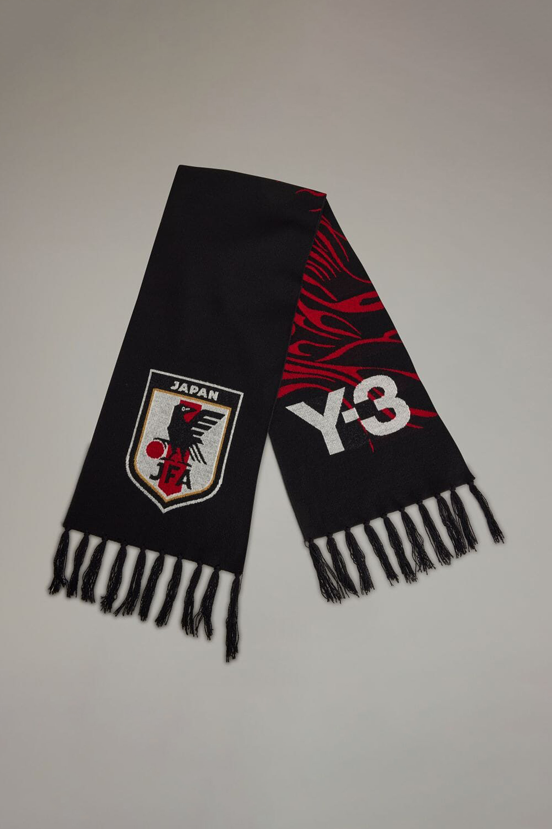 Y-3 X JFA Wool-Recycled Polyester-Lyocell Blend Scarf Y-3 X JFA Wool-Recycled Polyester-Lyocell Blend Scarf