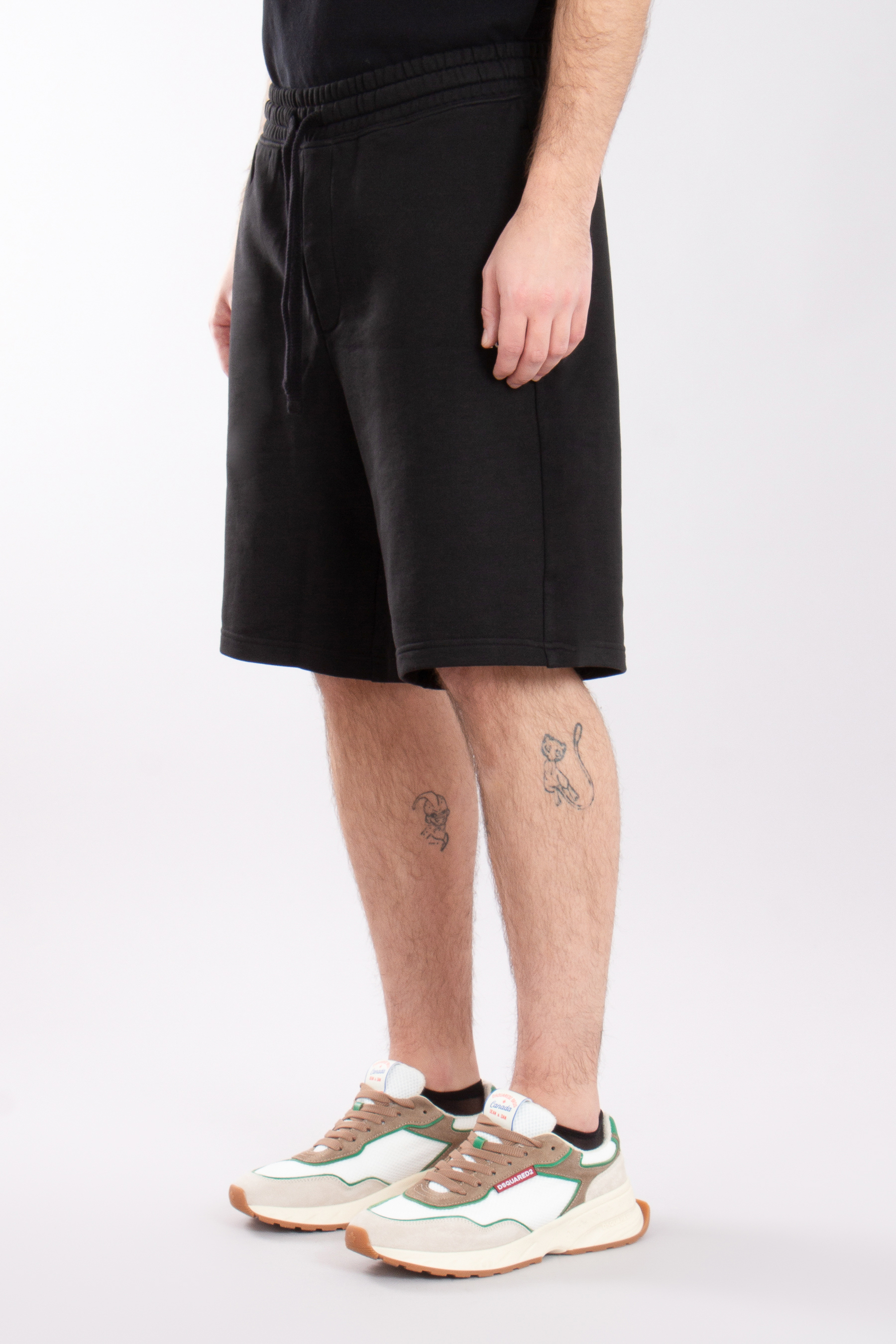 HUGO Relaxed Fit Printed Cotton Terry Shorts Dayono HUGO Relaxed Fit Printed Cotton Terry Shorts Dayono