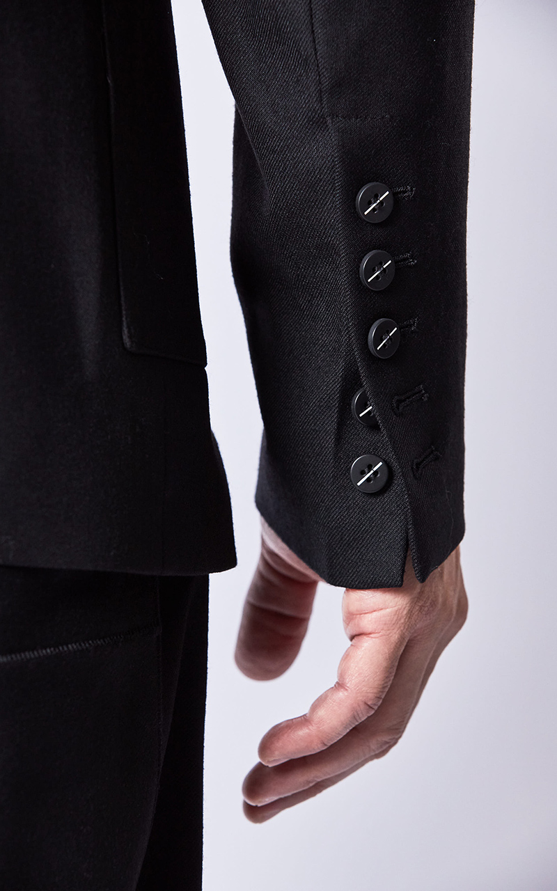 THOM KROM One Button Wool Blend Jacket THOM KROM One Button Wool Blend Jacket