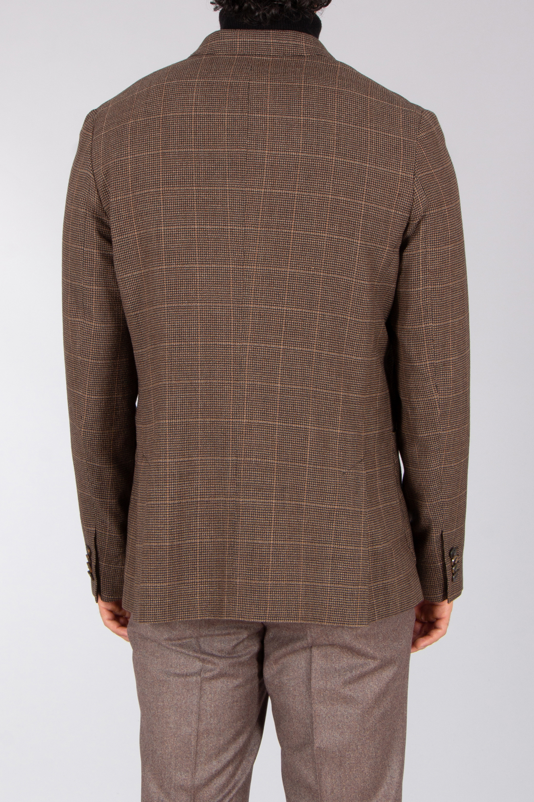 PAUL SMITH Tailored Fit Checked Virgin Wool Stretch Jacket Mantel, Jacke, Blazer, Mann, Person