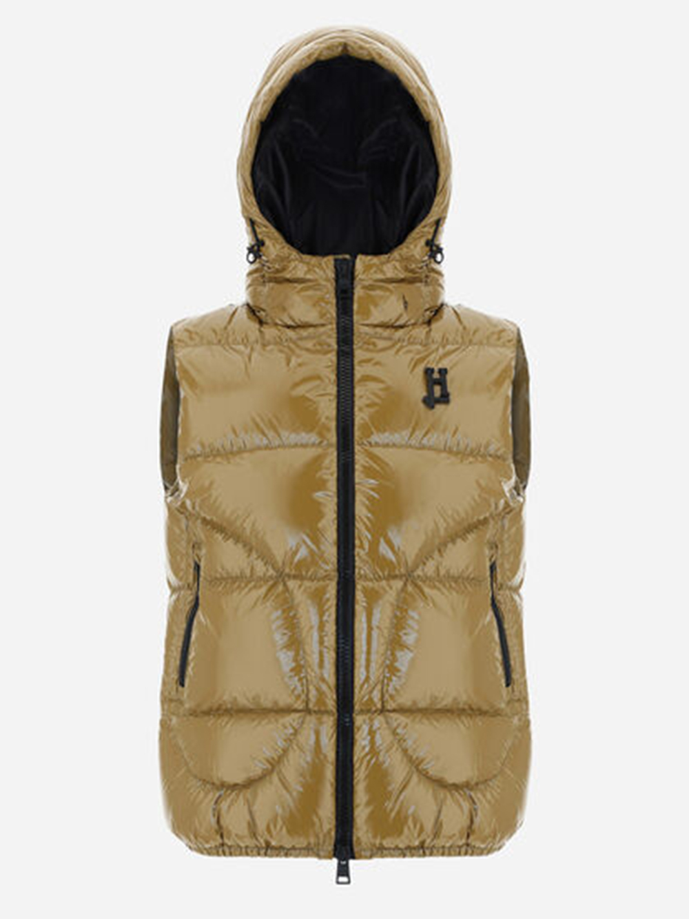 HERNO Gloss Hooded Down Vest HERNO Gloss Hooded Down Vest