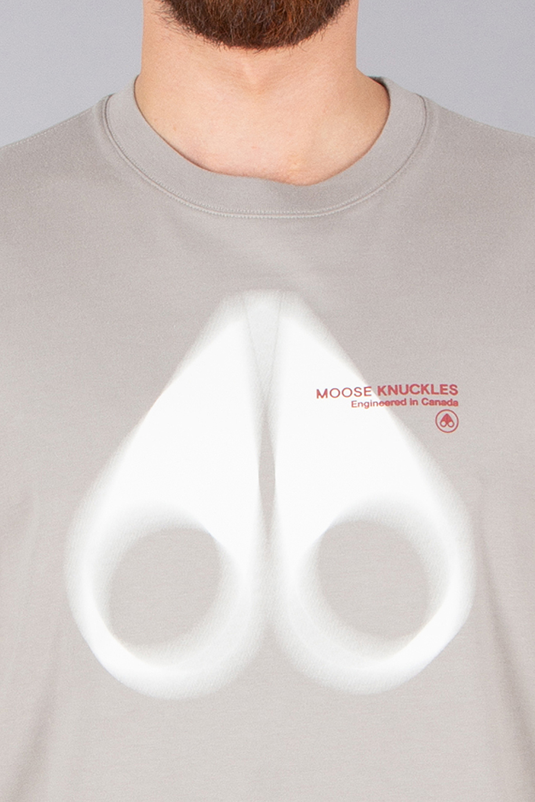 MOOSE KNUCKLES Relaxed Fit Printed Pima Cotton Jersey T-Shirt Maurice