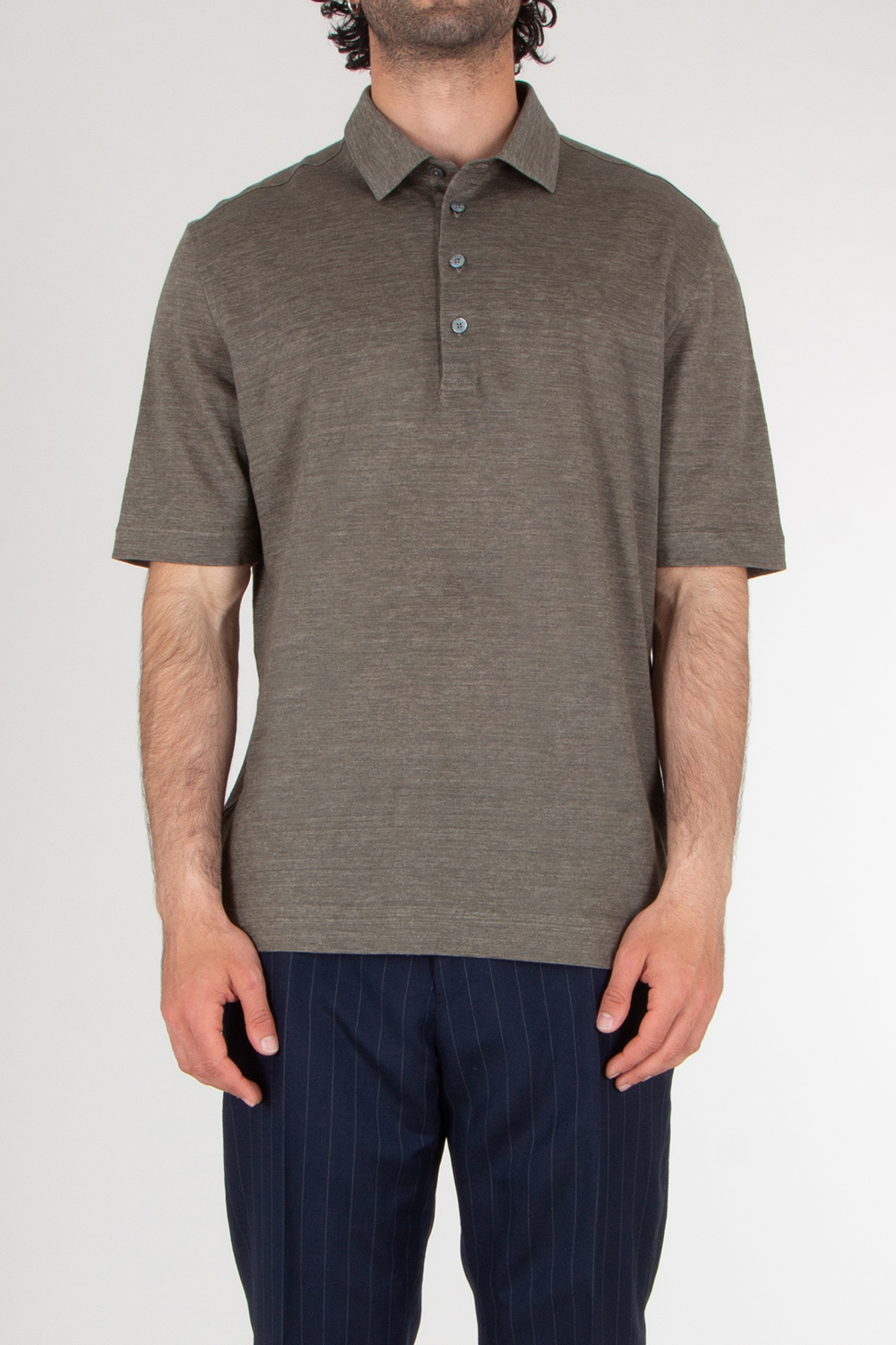 ZEGNA Oasi Lino Polo Shirt