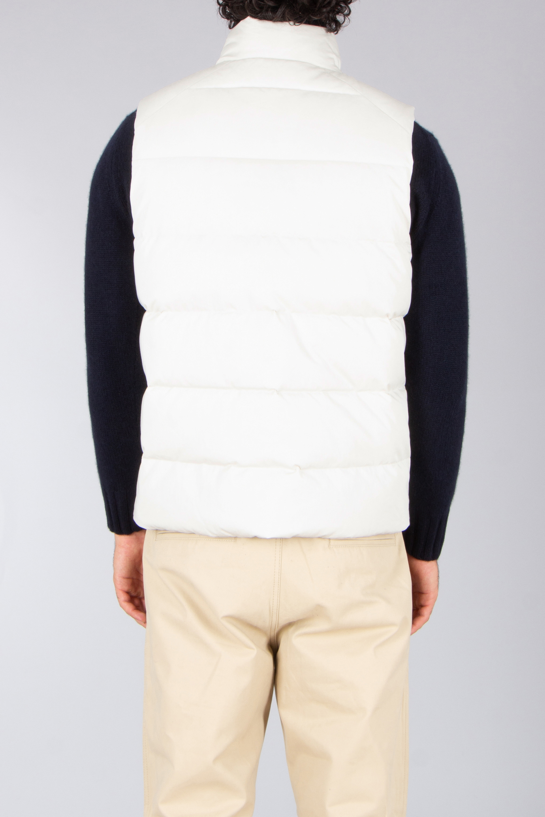BELSTAFF Regular Fit Cotton Blend Gabardine Down Vest Apex Weste, Rettungsweste, Erwachsener, Mann, Person