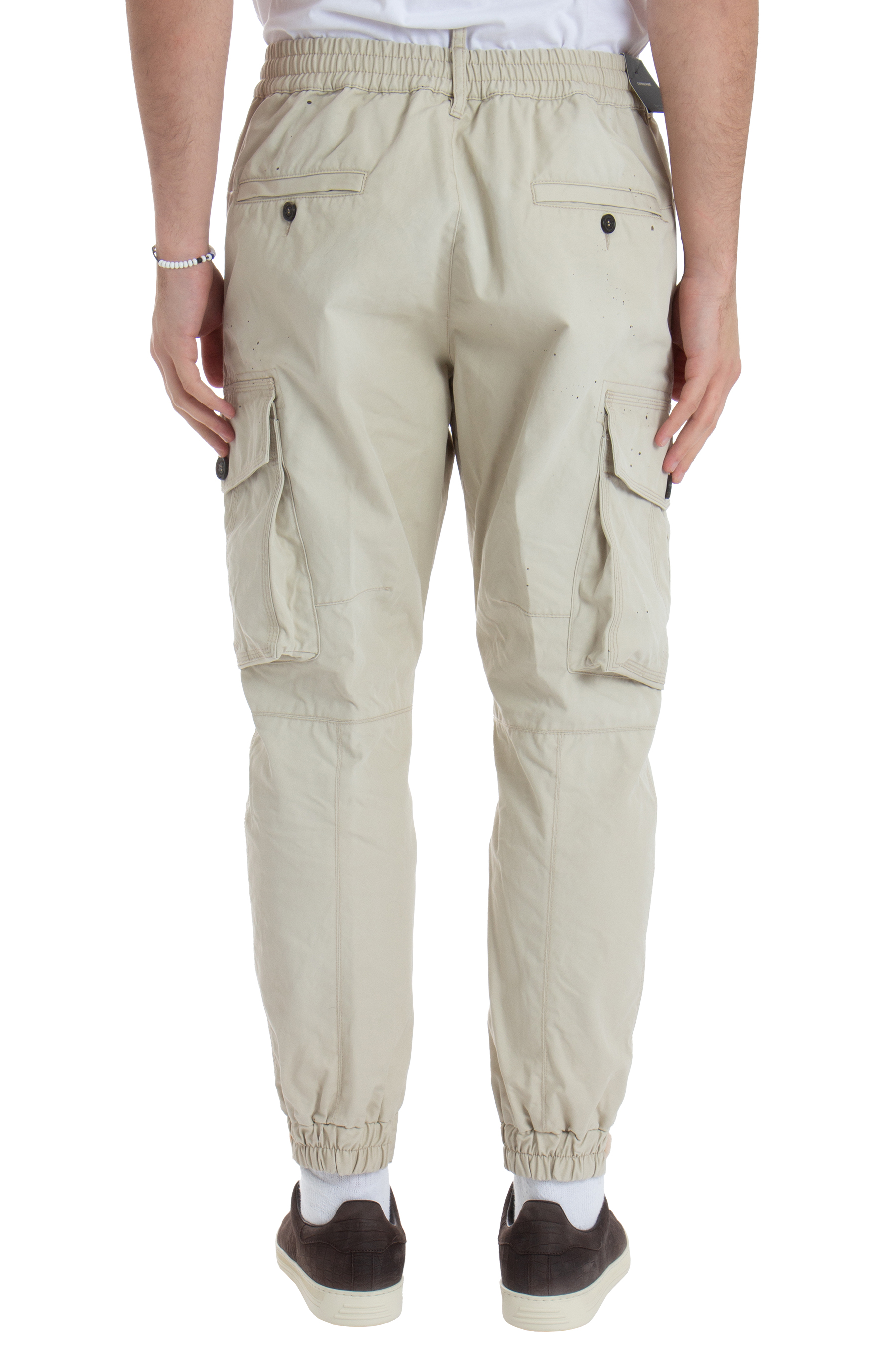 DSQUARED2 Cotton Stamps Cyprus Cargo Pants DSQUARED2 Cotton Stamps Cyprus Cargo Pants