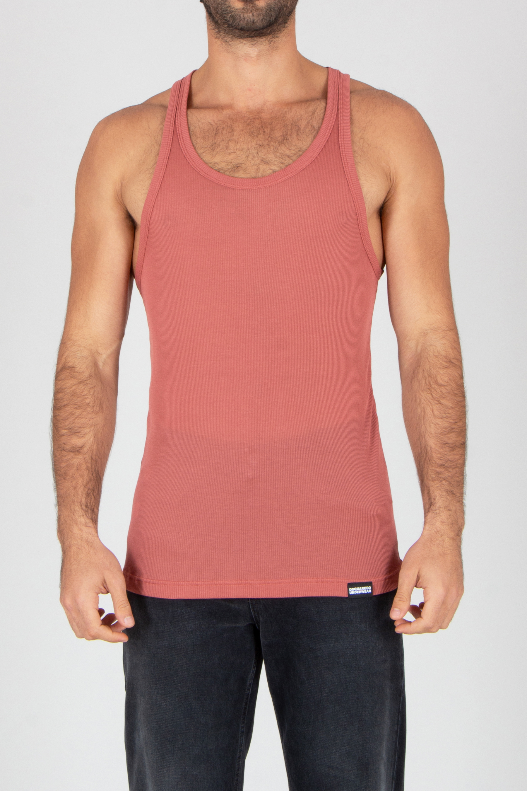 Tanktop, Jeans, Weste, Mann, Person