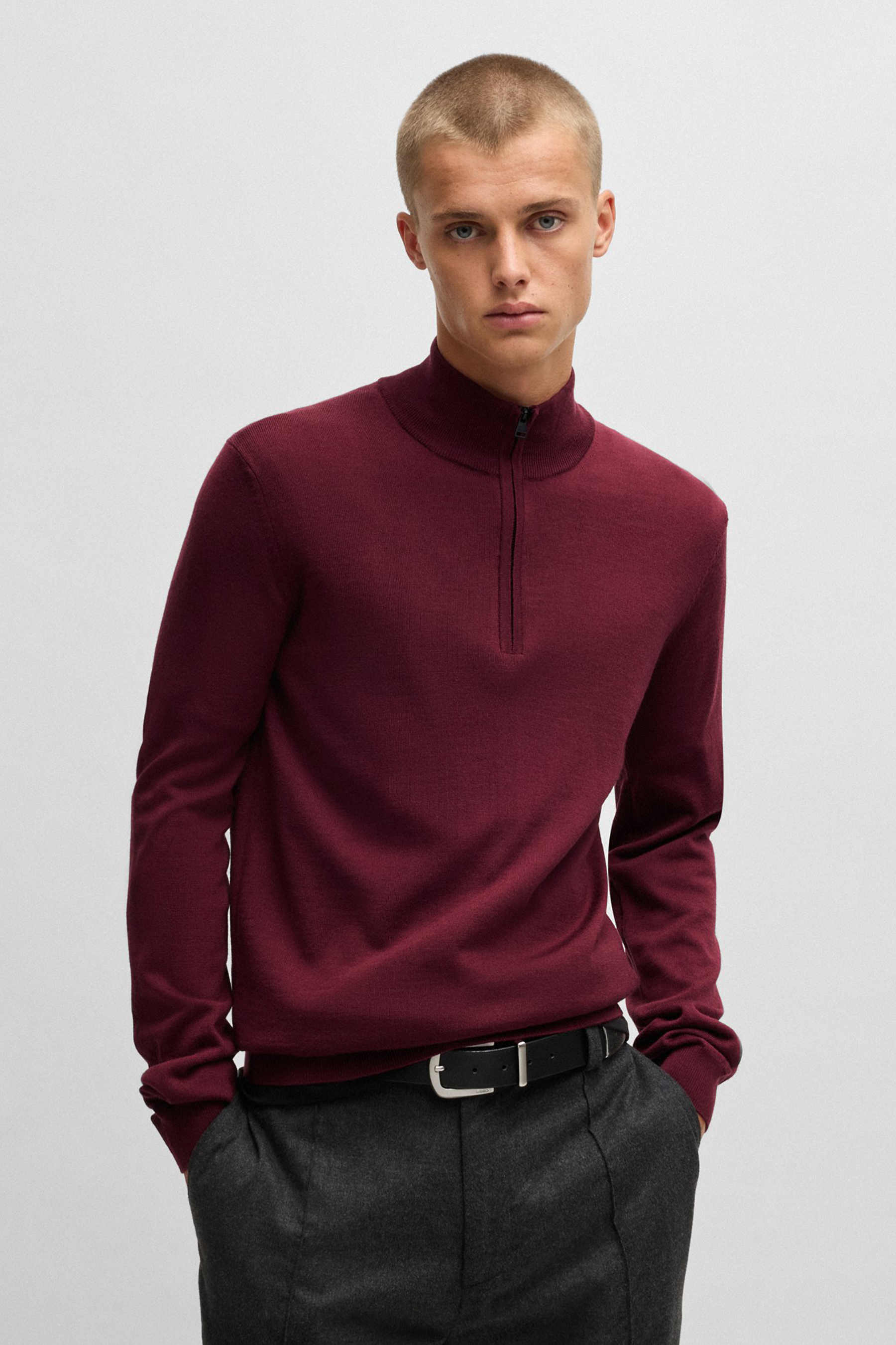 HUGO Virgin Wool Sweater San Quirin SANQUIRIN50474175654
