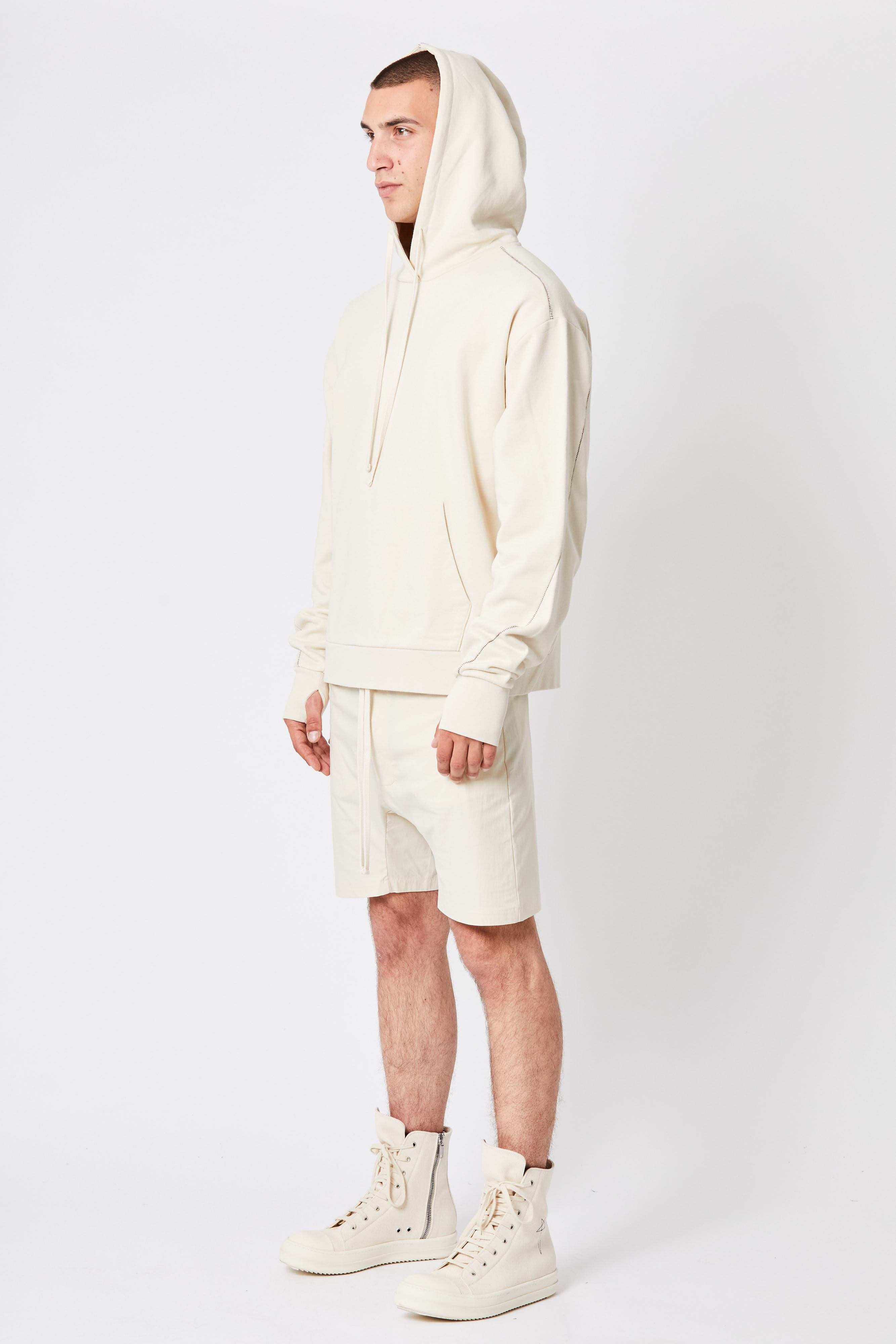 THOM KROM Oversized Cotton Hoodie