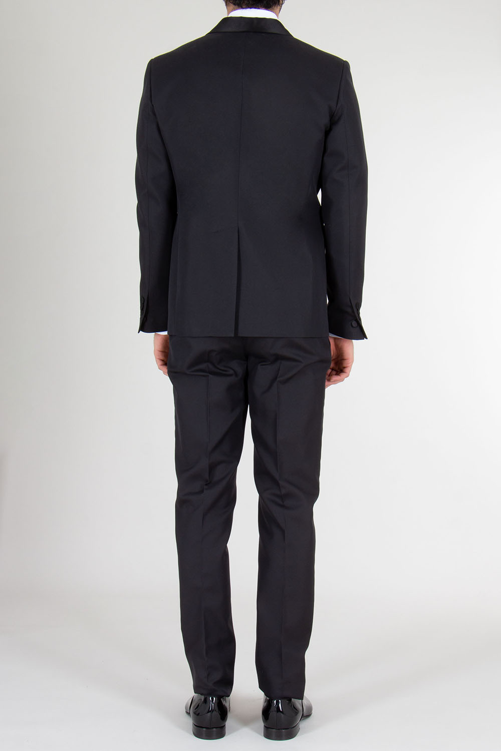 DSQUARED2 Tailored Fit Cotton-Silk Blend London Smoking