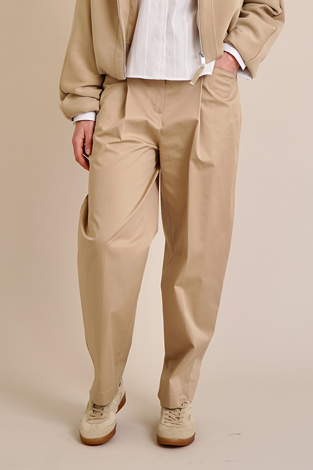 BOSS Regular Fit Cotton Stretch Pants Takeranal