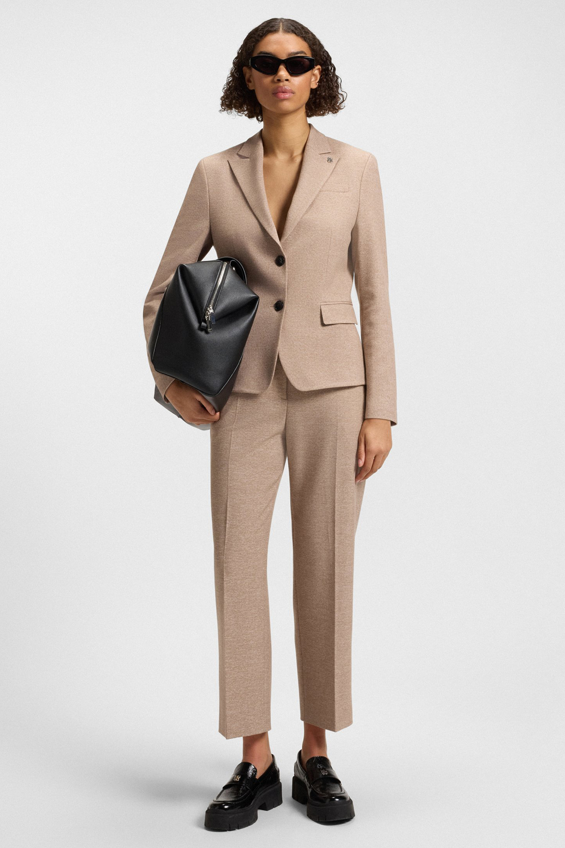 HUGO Relaxed Fit Stretch Mouliné Blazer Anoria Formelle Kleidung, Anzug, Blazer, Mantel, Jacke