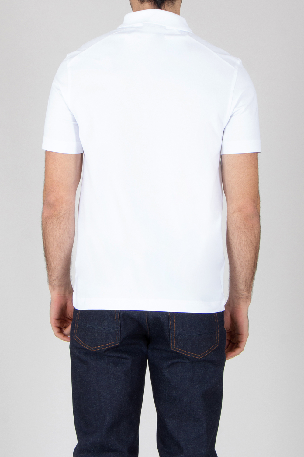 T-shirt, Hemd, Jeanshose, Mann, Person