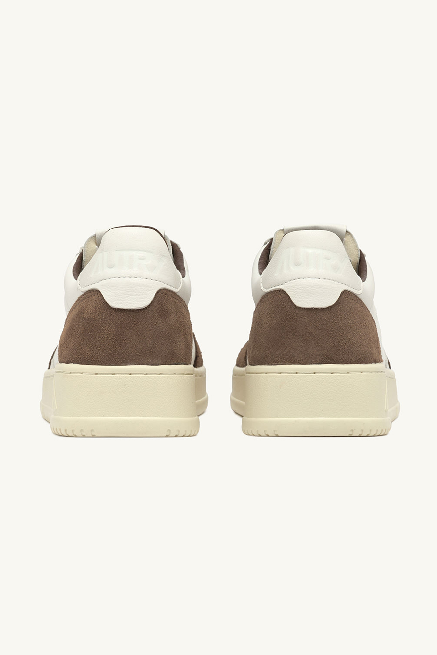 AUTRY Stone Milling Goat Leather & Suede Sneakers Medalist Low AUTRY Stone Milling Goat Leather & Suede Sneakers Medalist Low