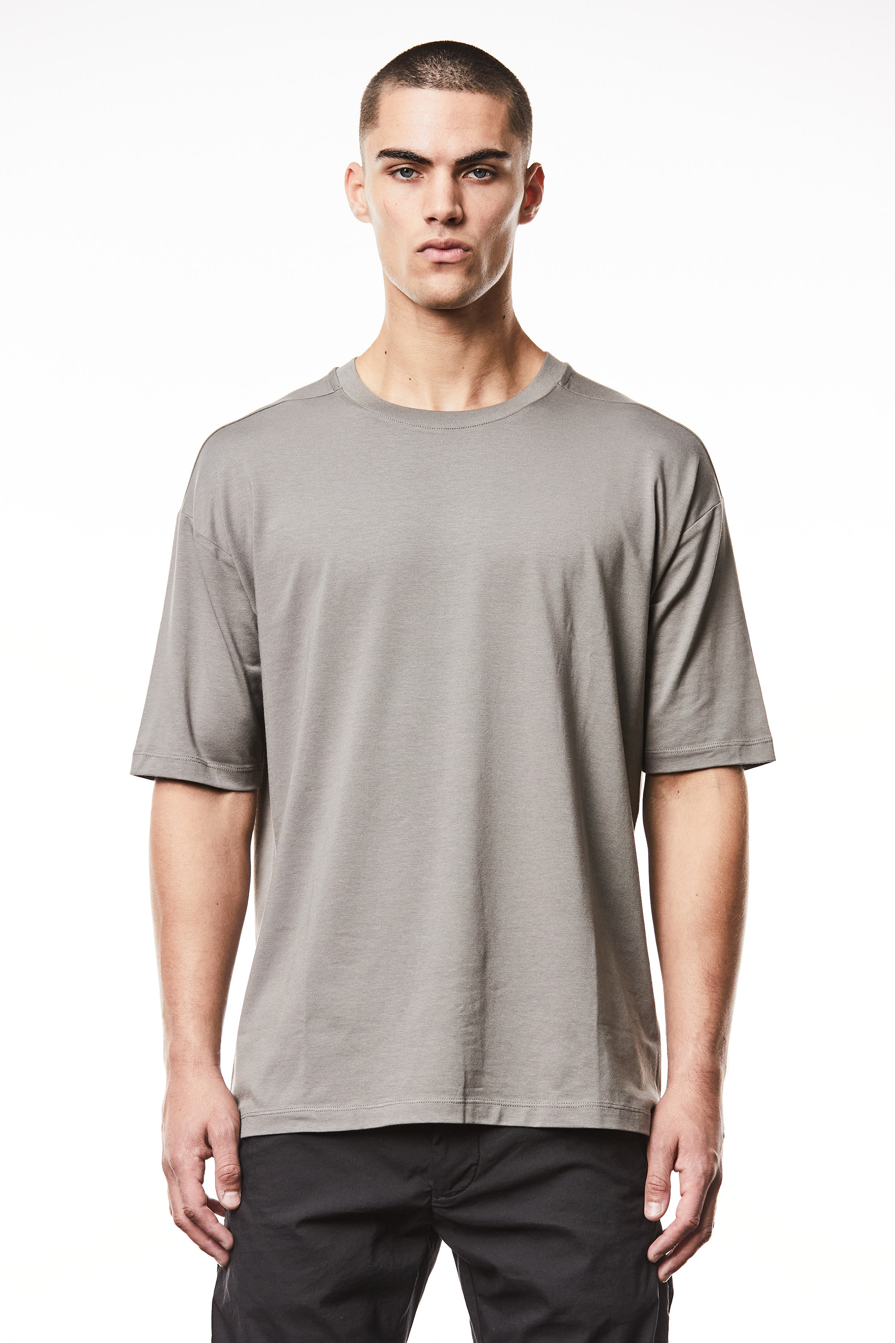 THOM KROM Relaxed Fit Cotton-Modal Stretch T-Shirt THOM KROM Relaxed Fit Cotton-Modal Stretch T-Shirt