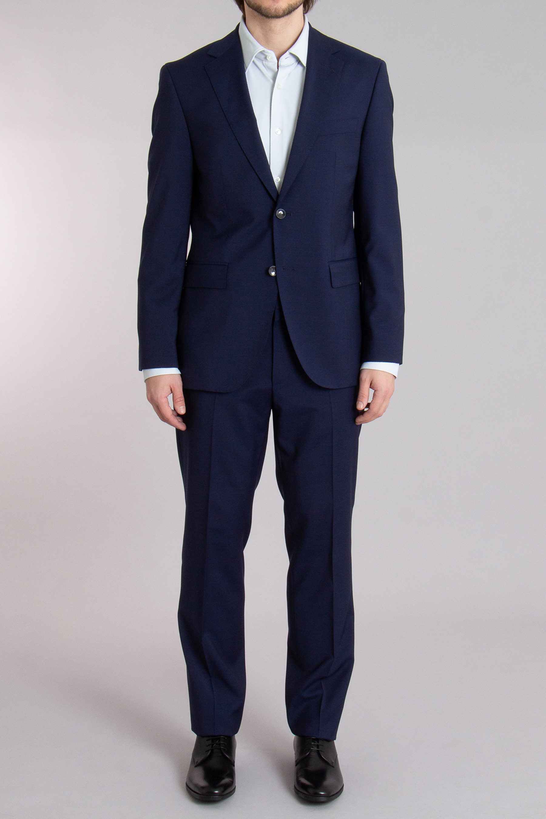 BOSS Regular Fit Natural Bi-Stretch Virgin Wool Suit Pants H-Lenon
