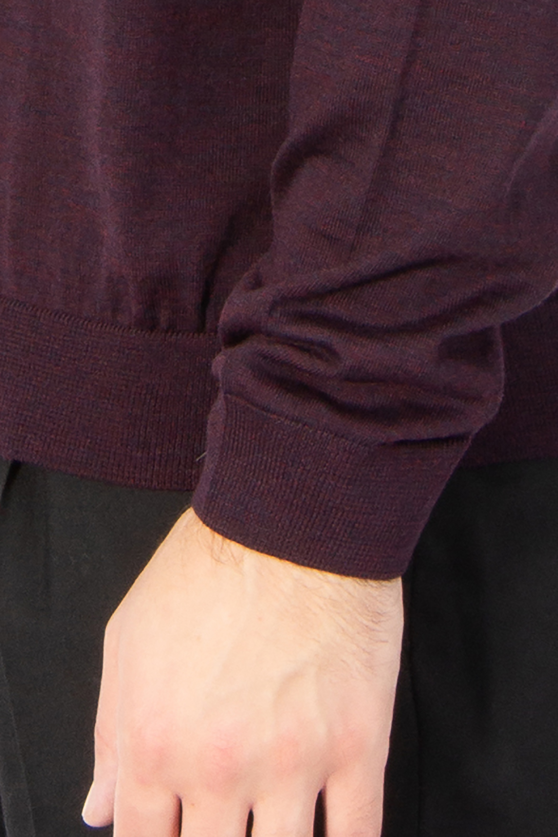 BOSS Virgin Wool Knit Polo Lancione